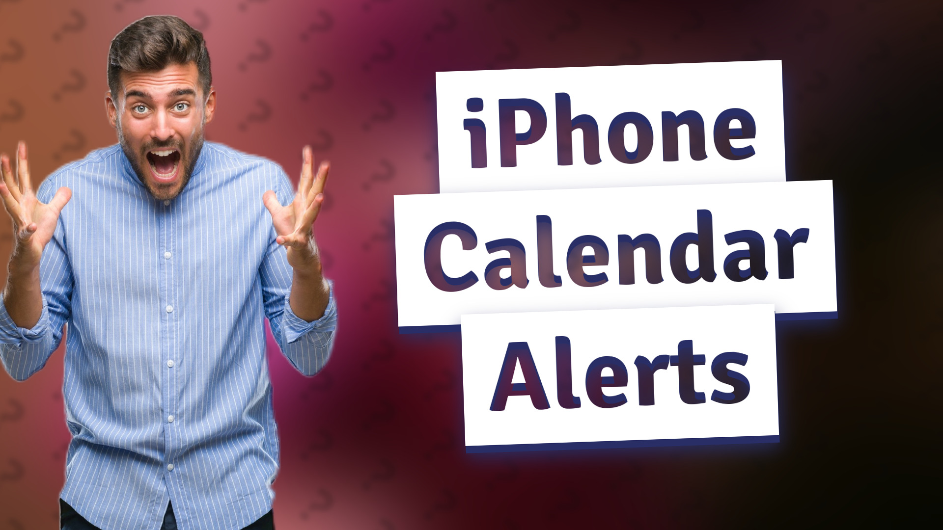 iPhone Calendar Alerts