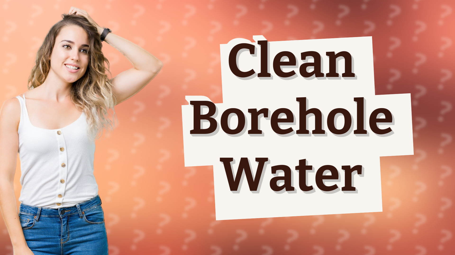 Clean Borehole Water