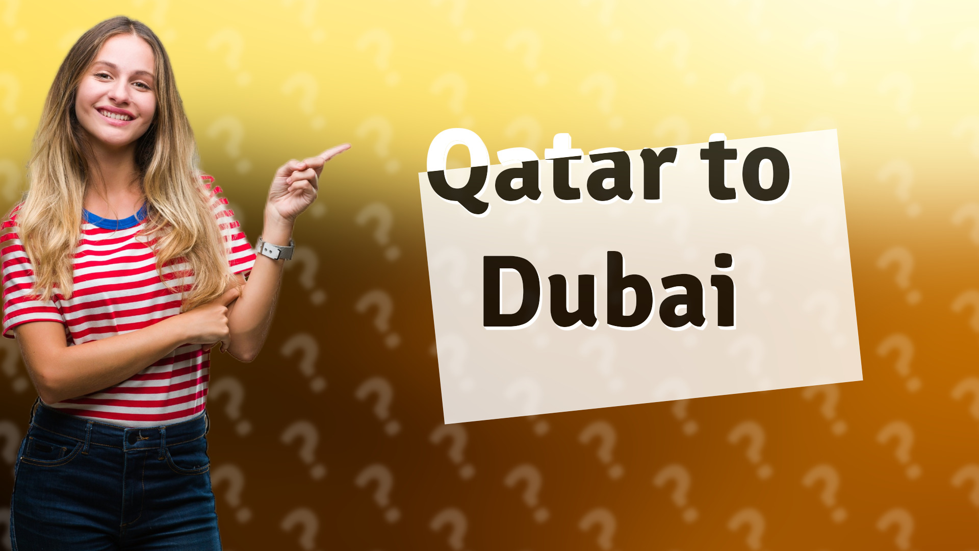 Qatar to Dubai