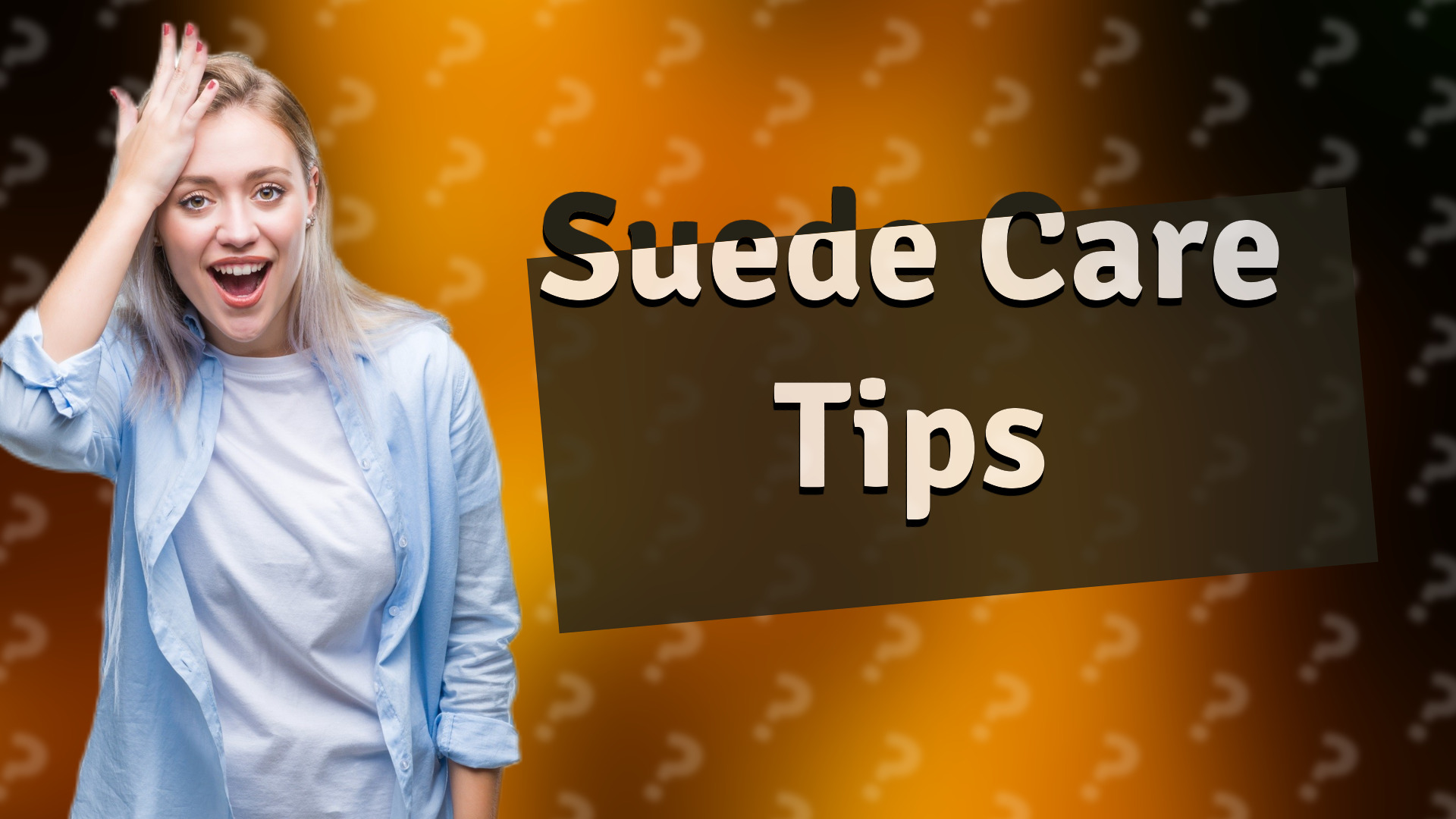 Suede Care Tips