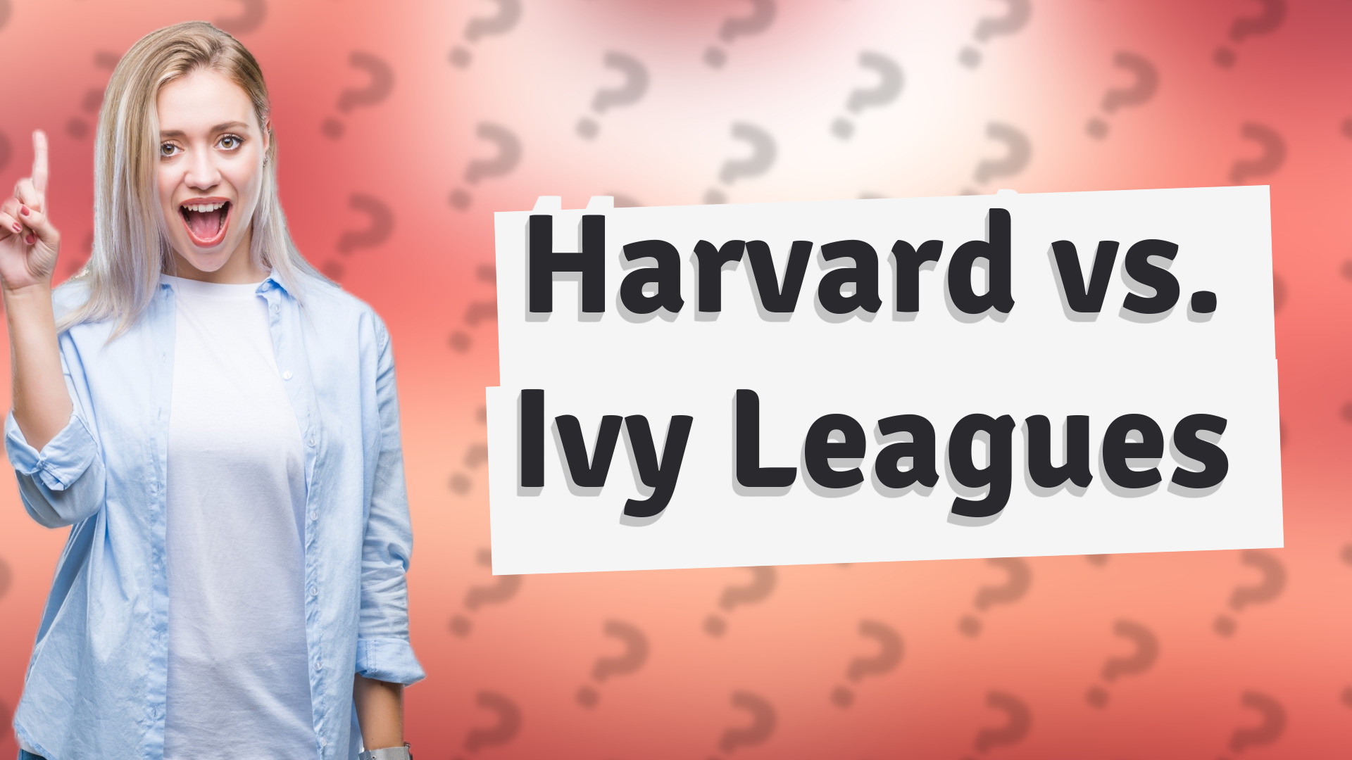 Harvard vs. Ivy Leagues
