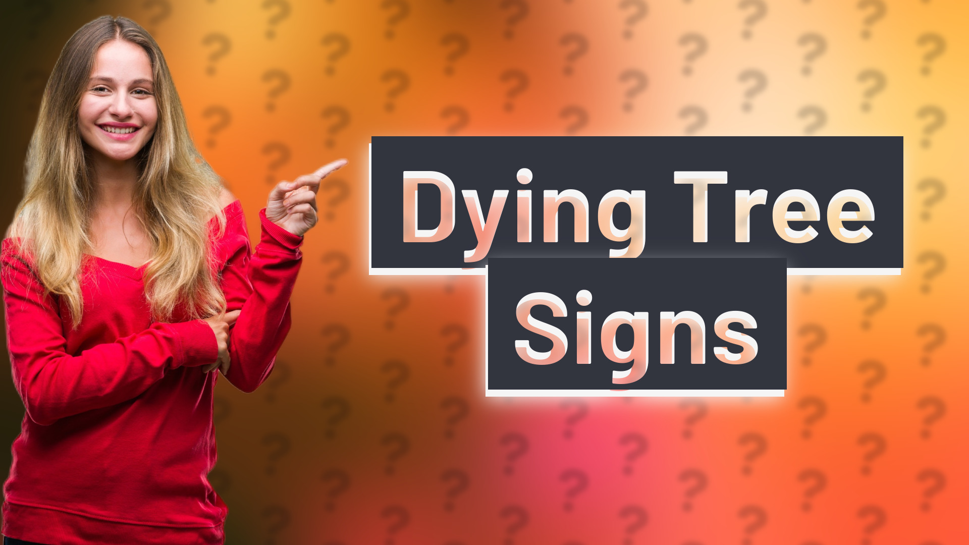 Dying Tree Signs