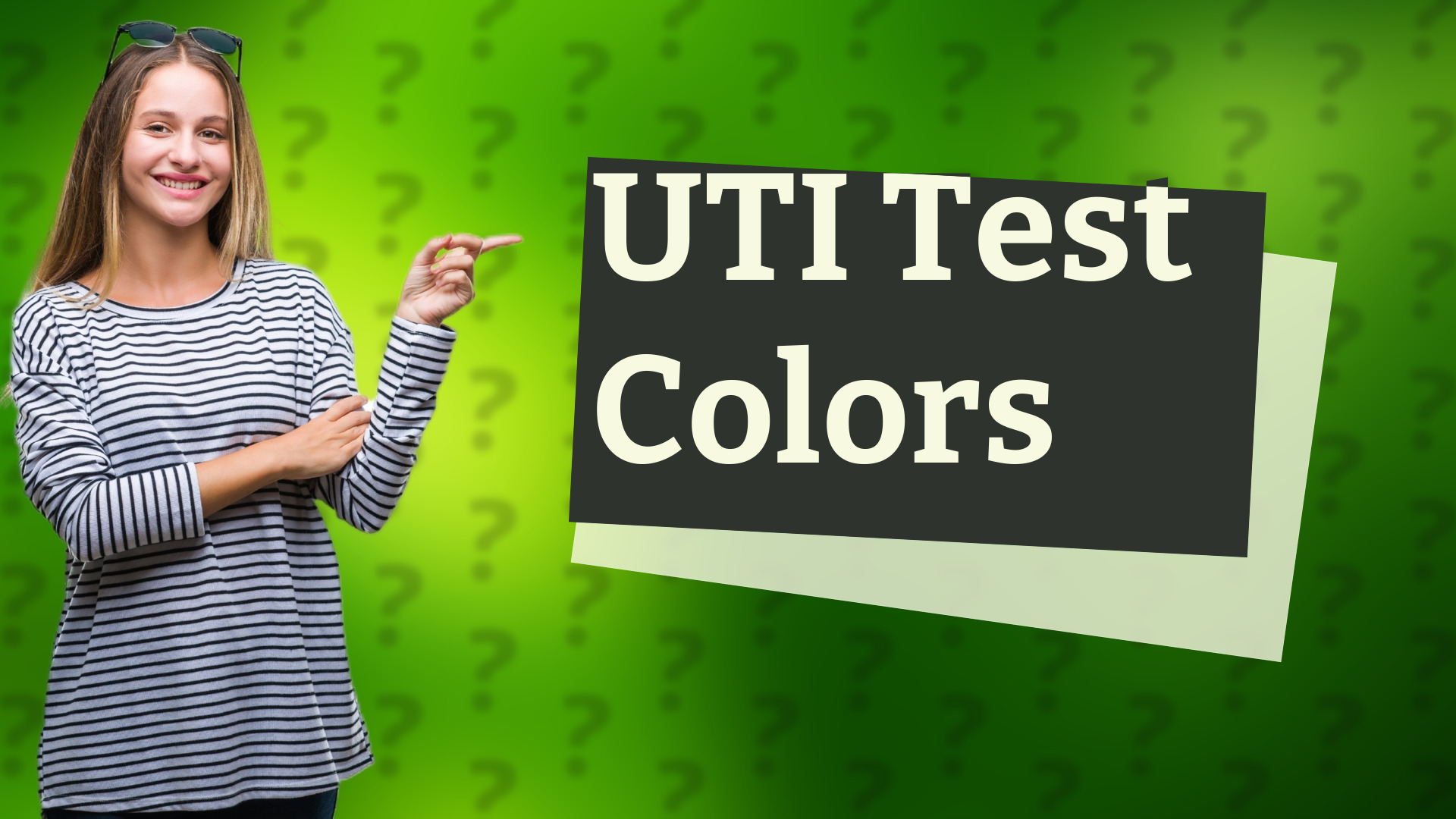 UTI Test Colors