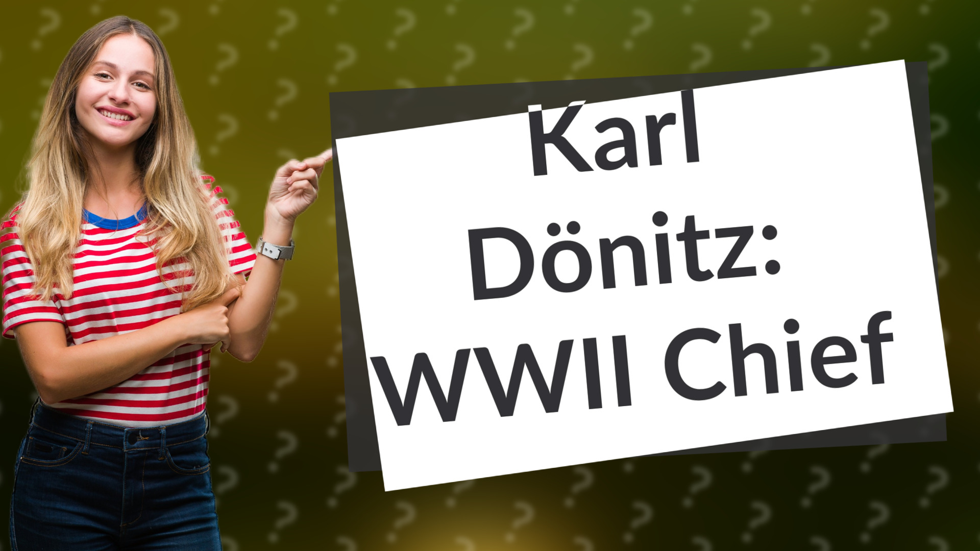 Karl Dönitz: WWII Chief