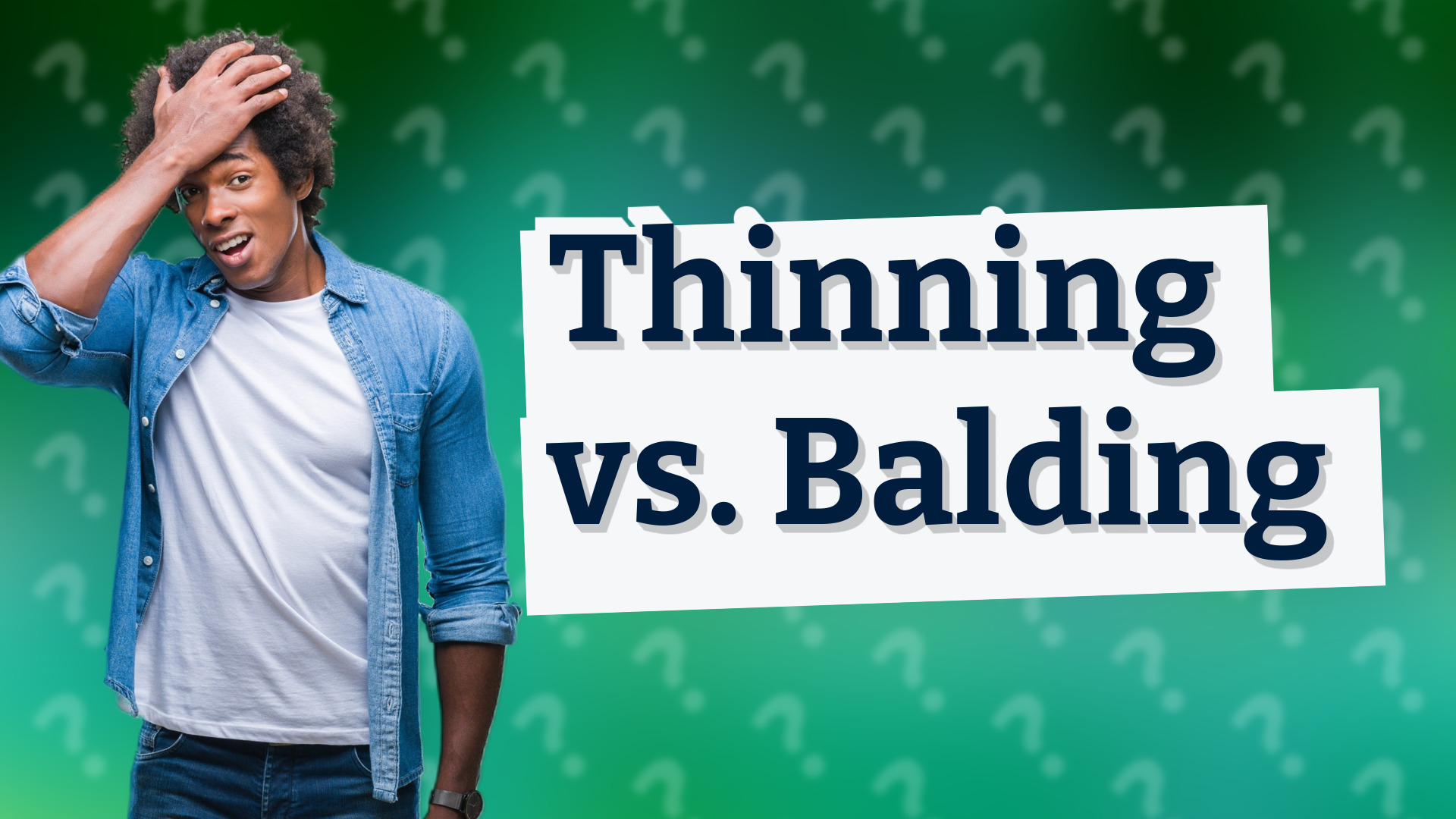 Thinning vs. Balding