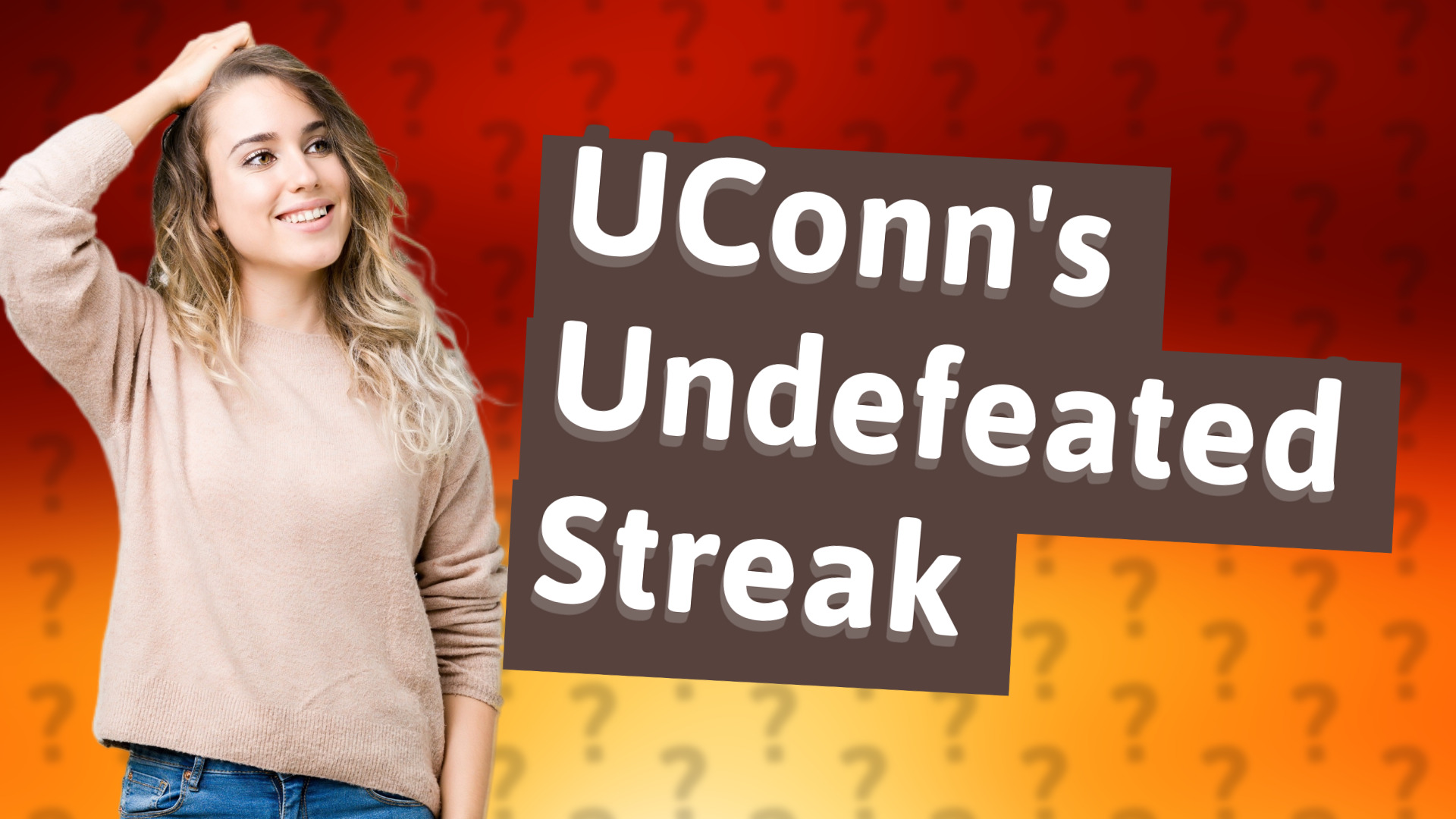 UConn's Undefeated Streak