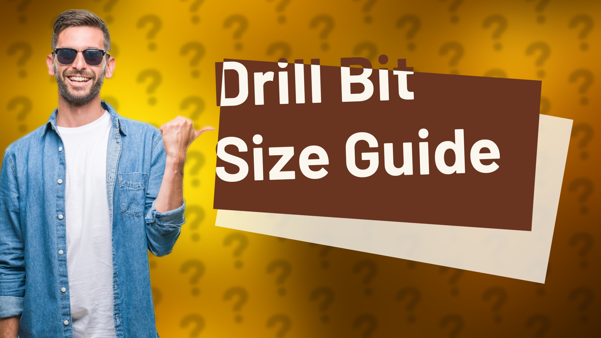 Drill Bit Size Guide
