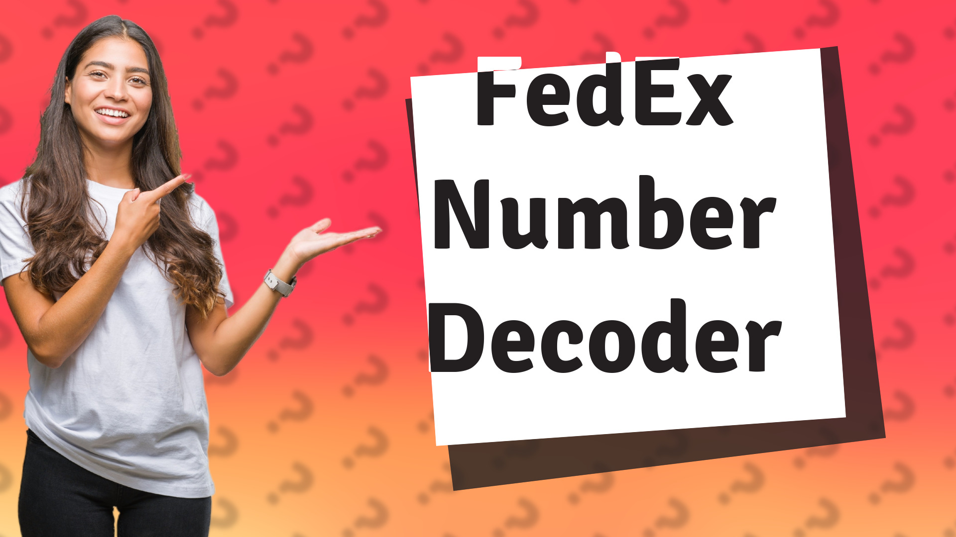FedEx Number Decoder