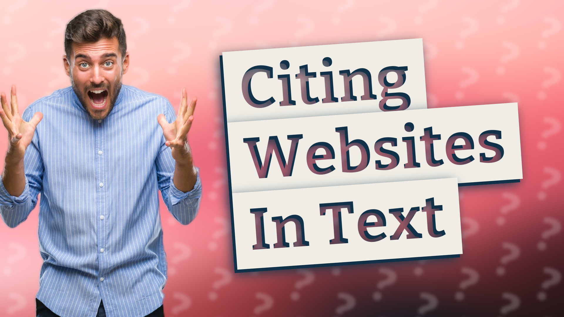 Citing Websites In Text