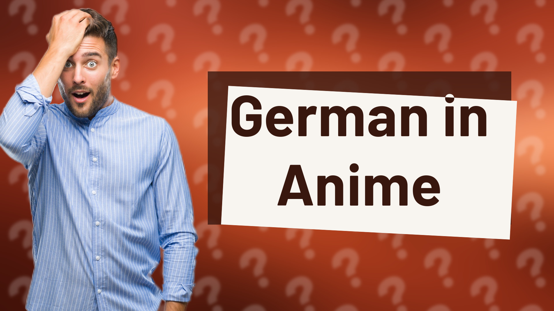 German in Anime