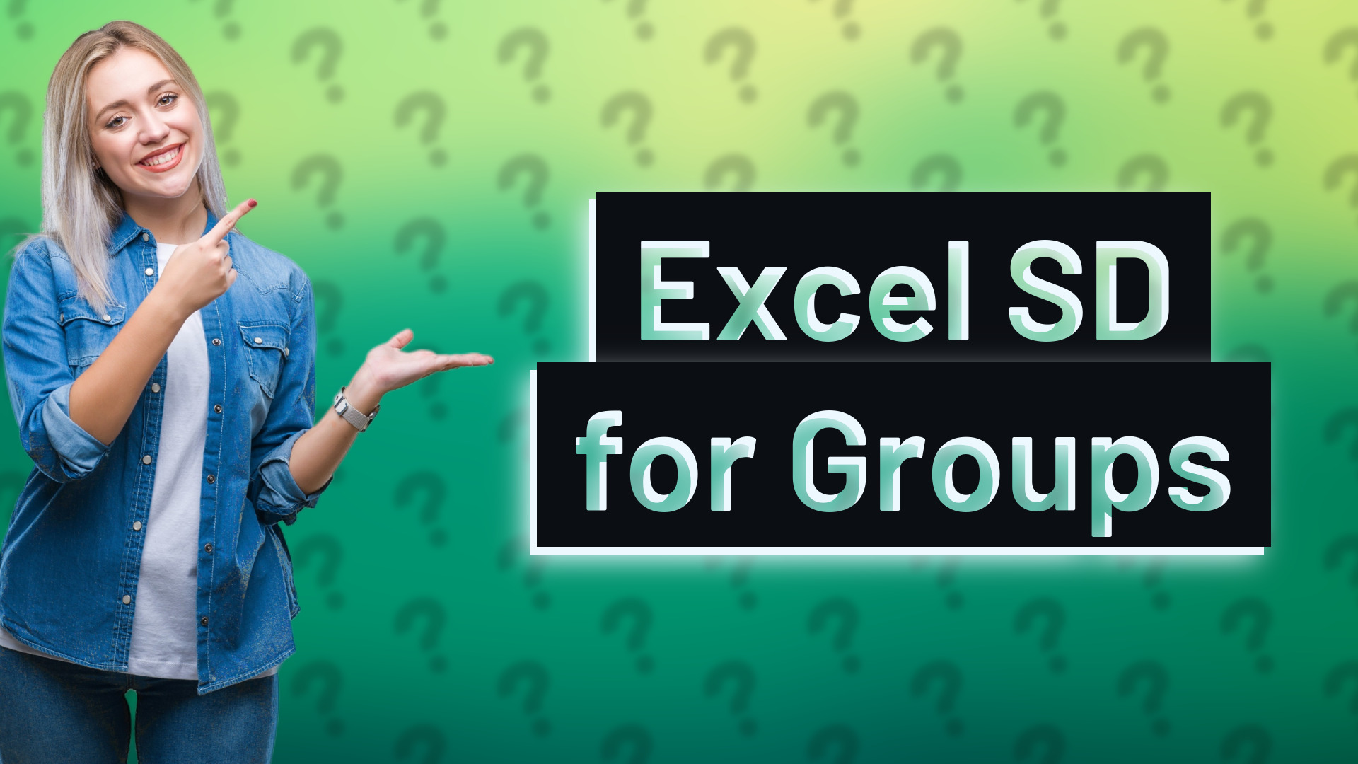 Excel SD for Groups