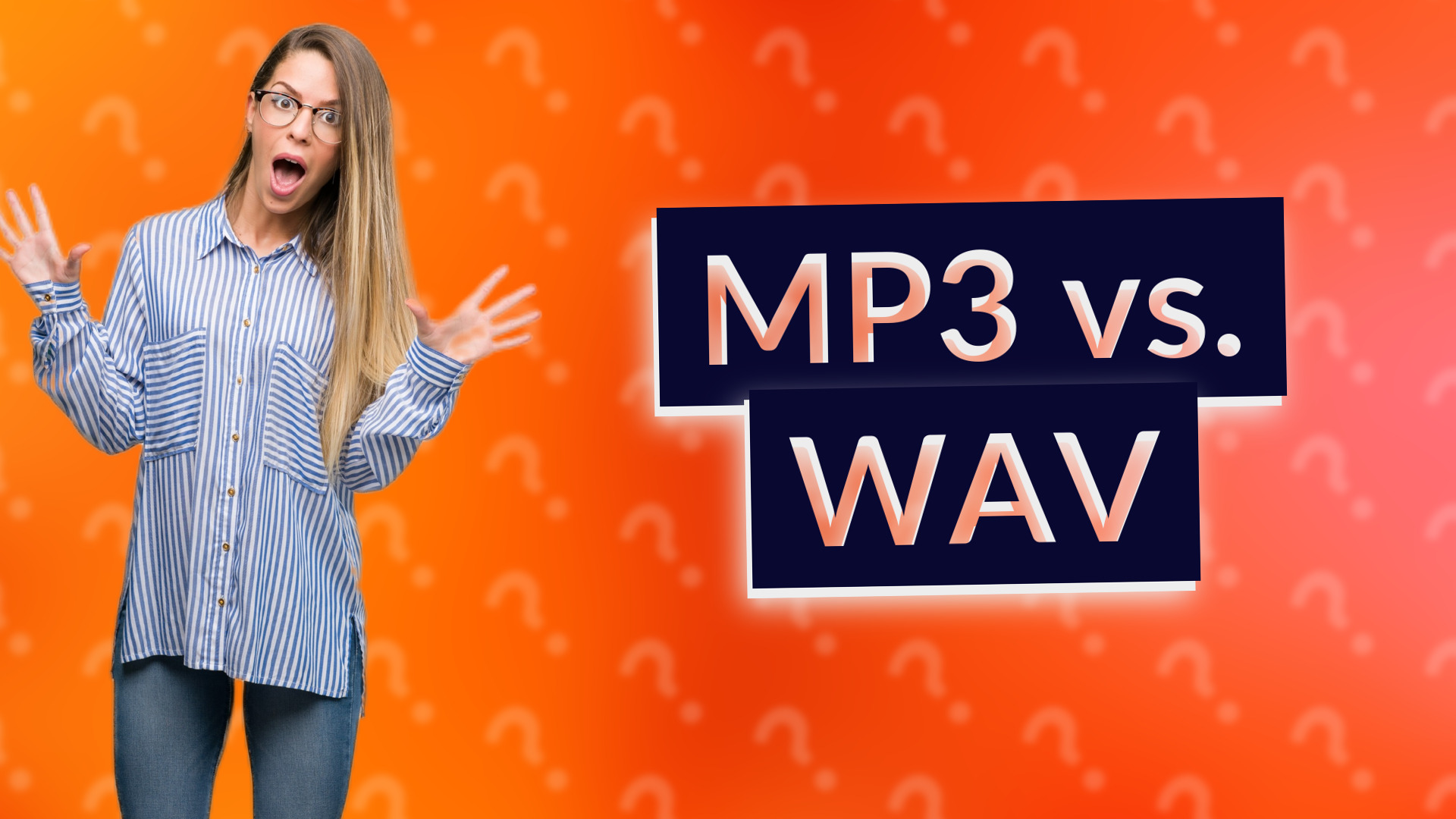 MP3 vs. WAV