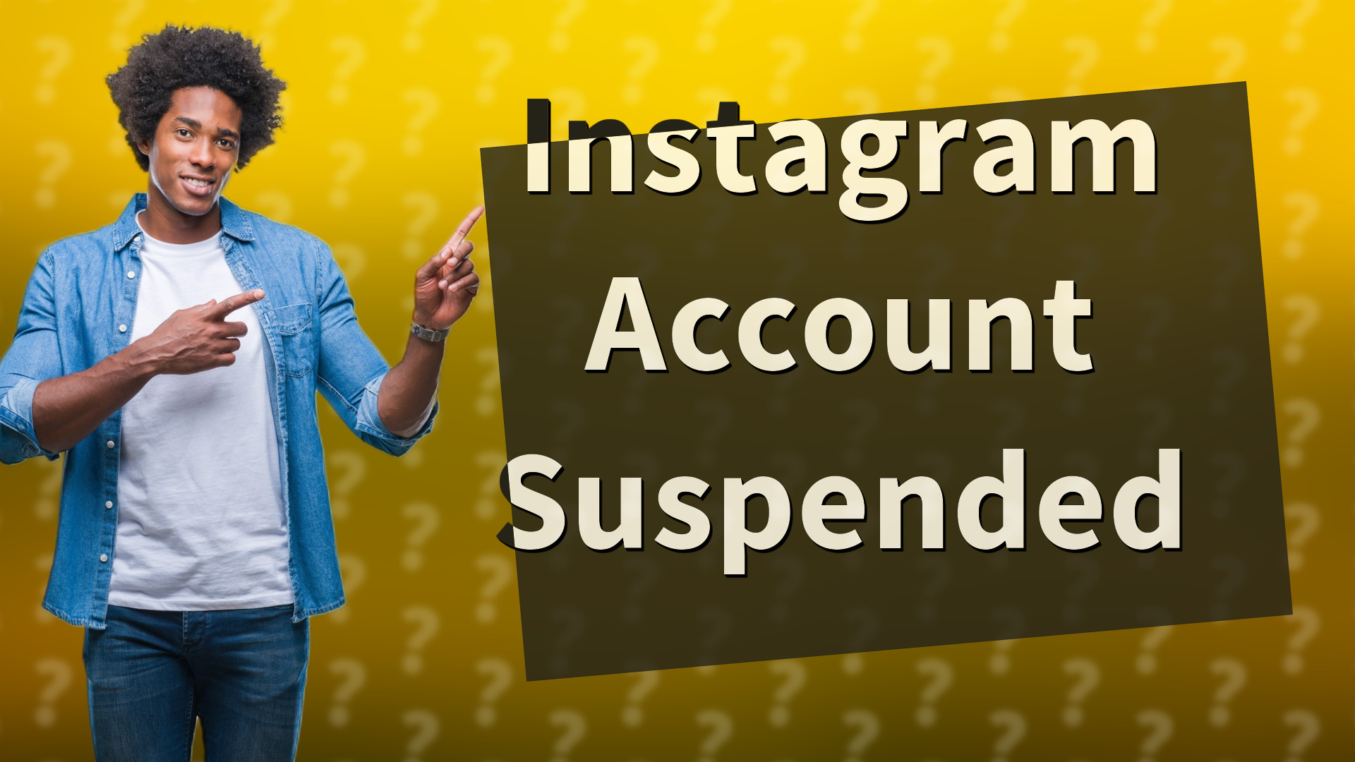 Instagram Account Suspended