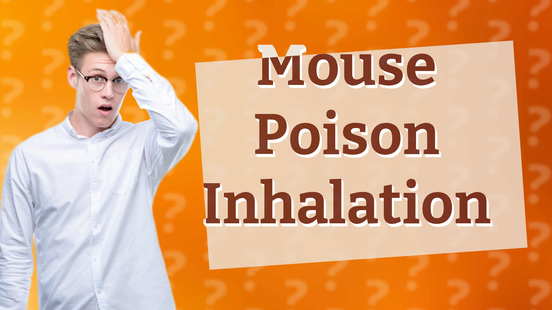 Mouse Poison Inhalation