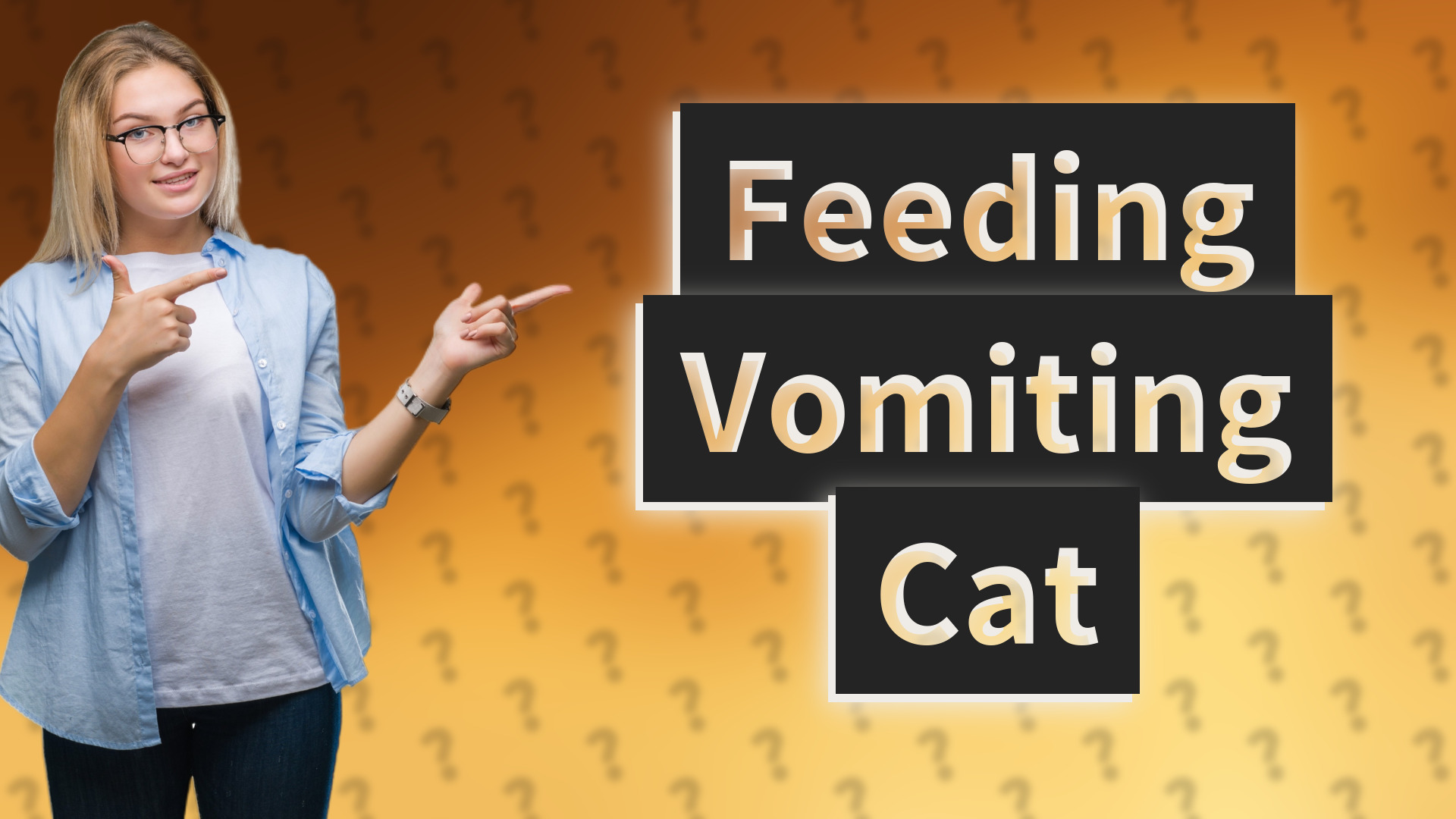 Feeding Vomiting Cat