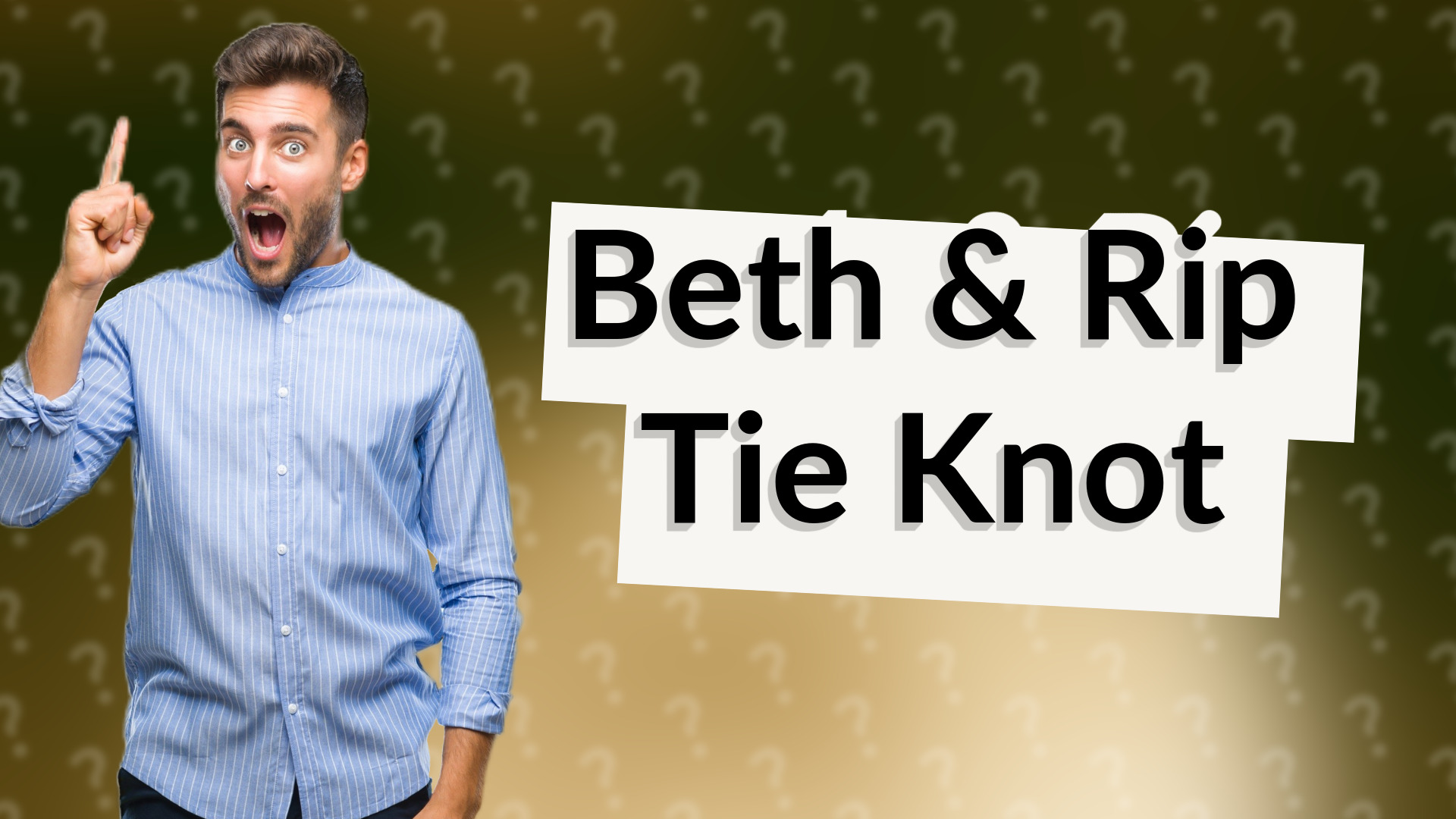 Beth & Rip Tie Knot