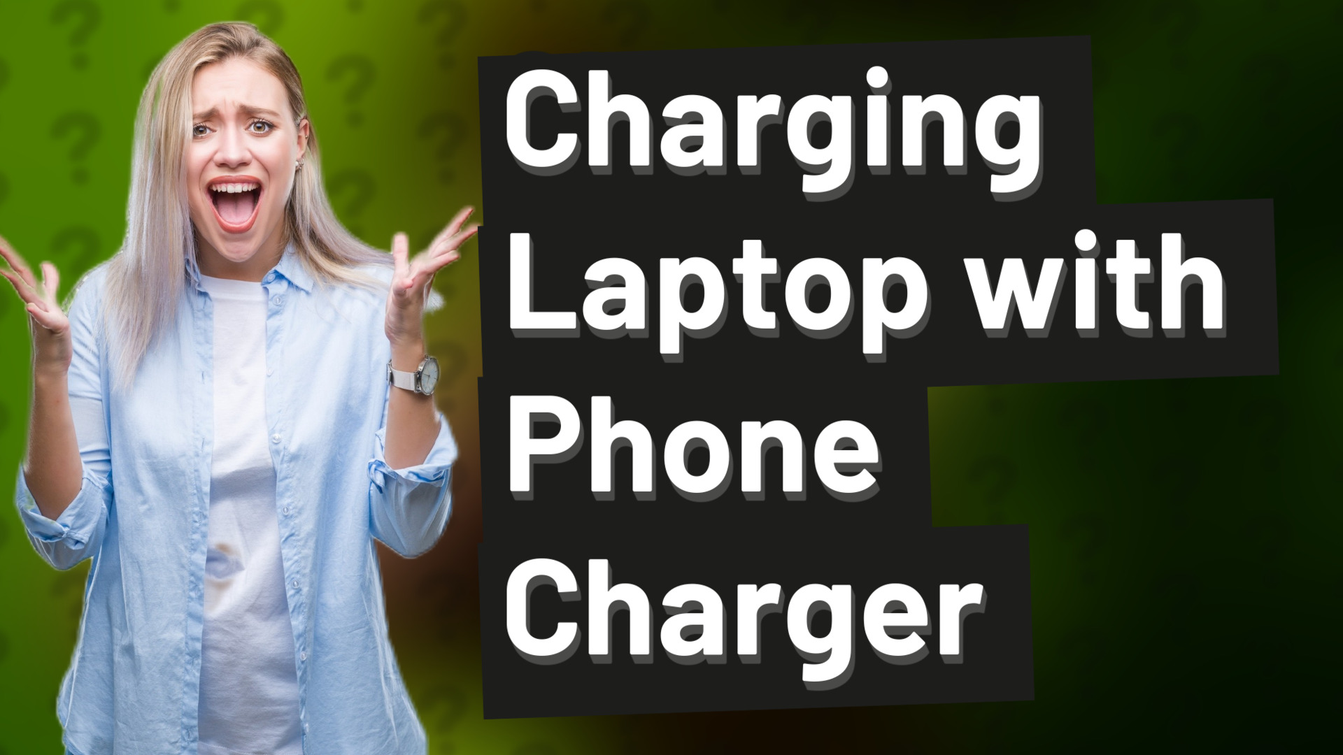 Charging Laptop with Phone Charger