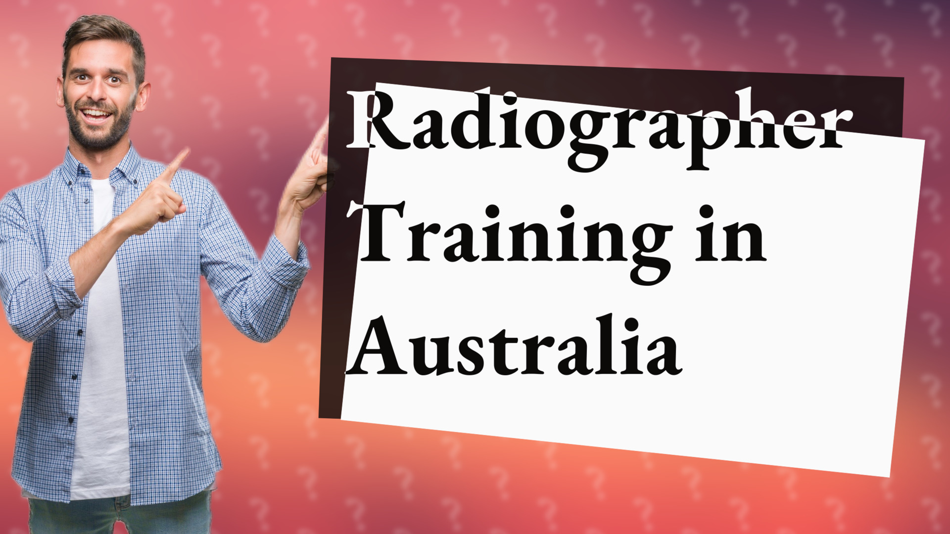Radiographer Training in Australia