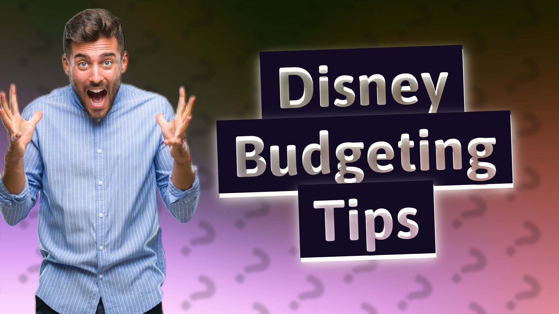 Disney Budgeting Tips