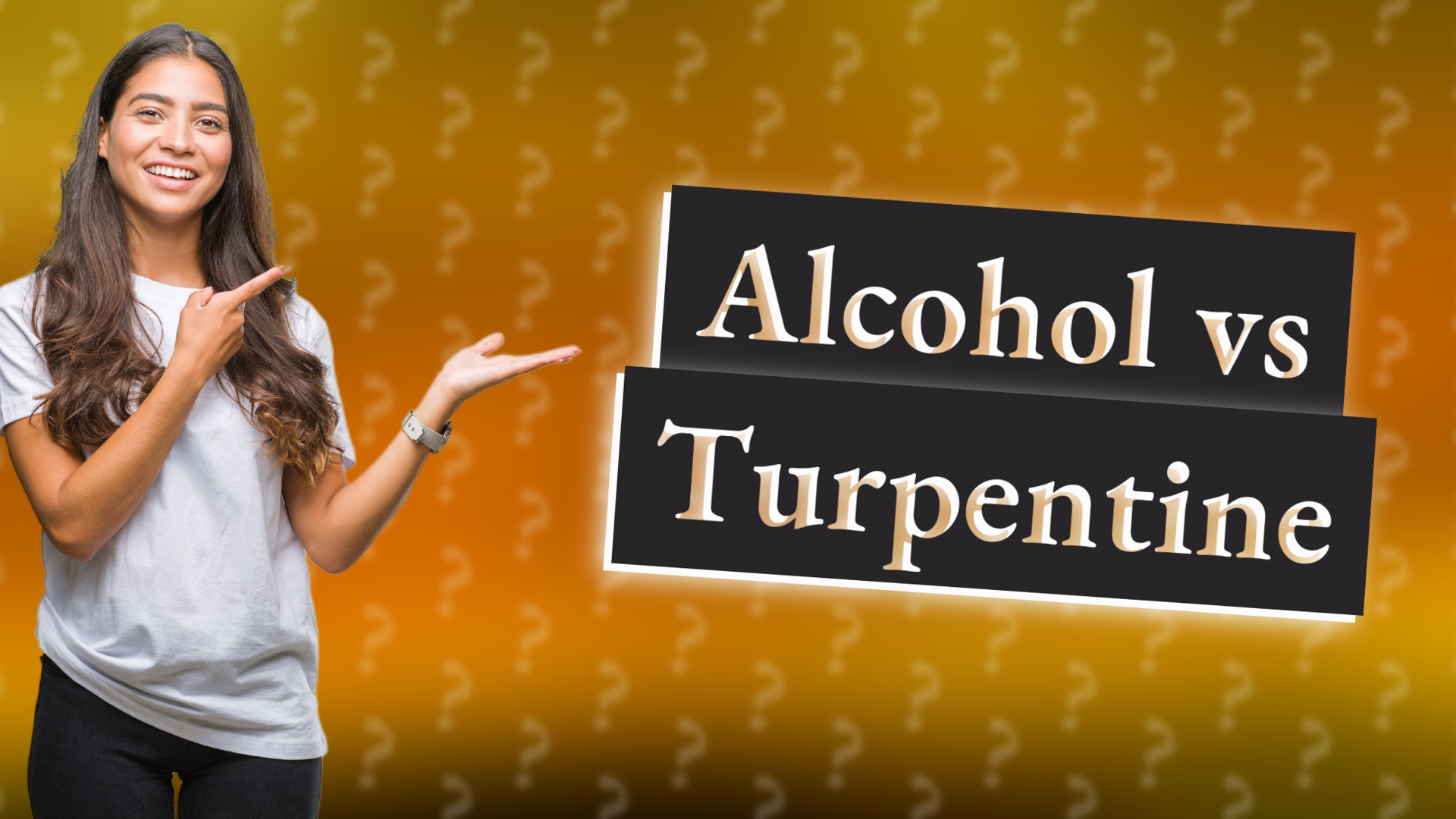 Alcohol vs Turpentine
