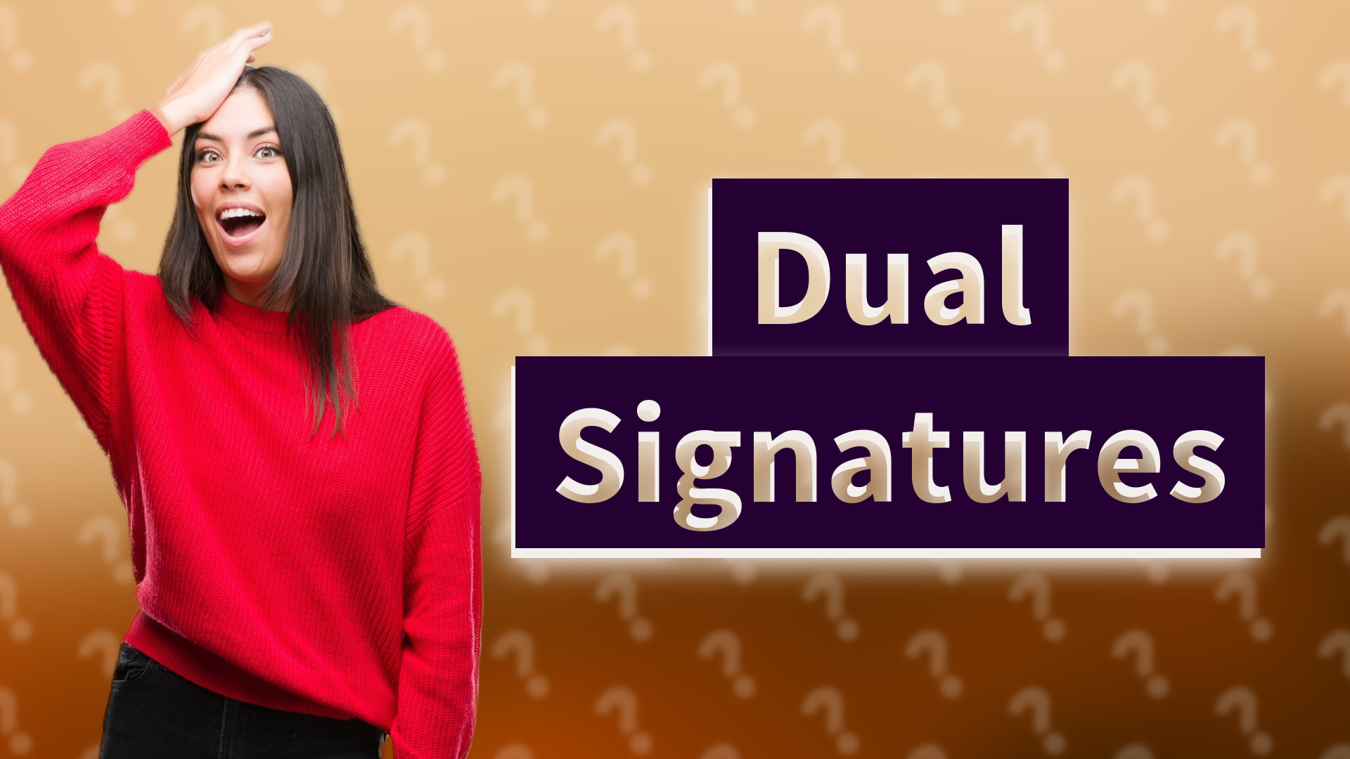 Dual Signatures