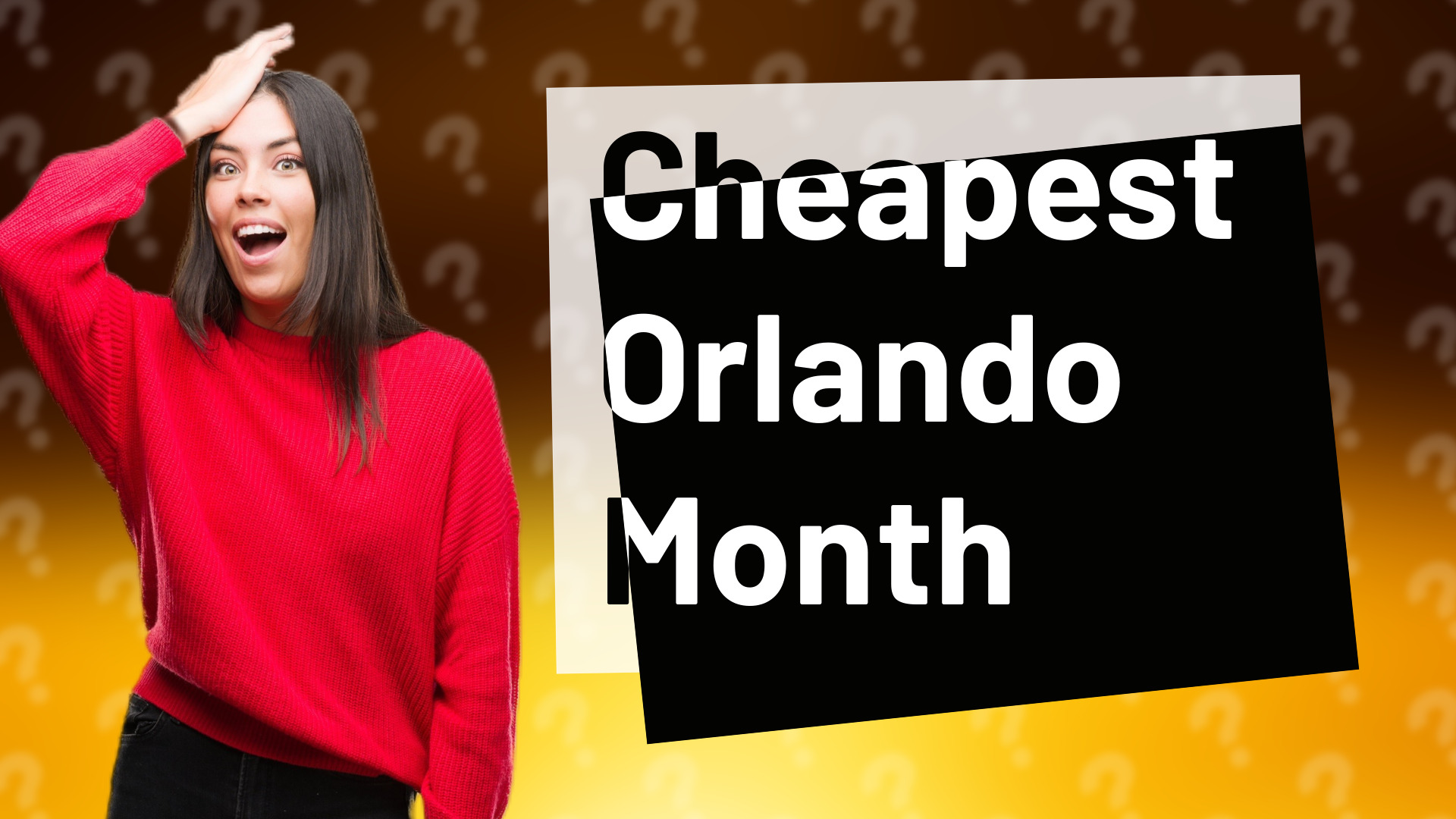 Cheapest Orlando Month