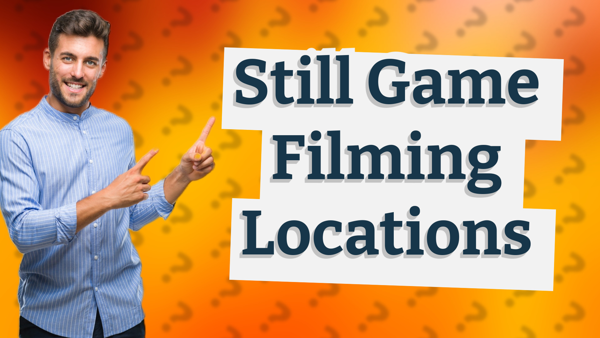 Still Game Filming Locations