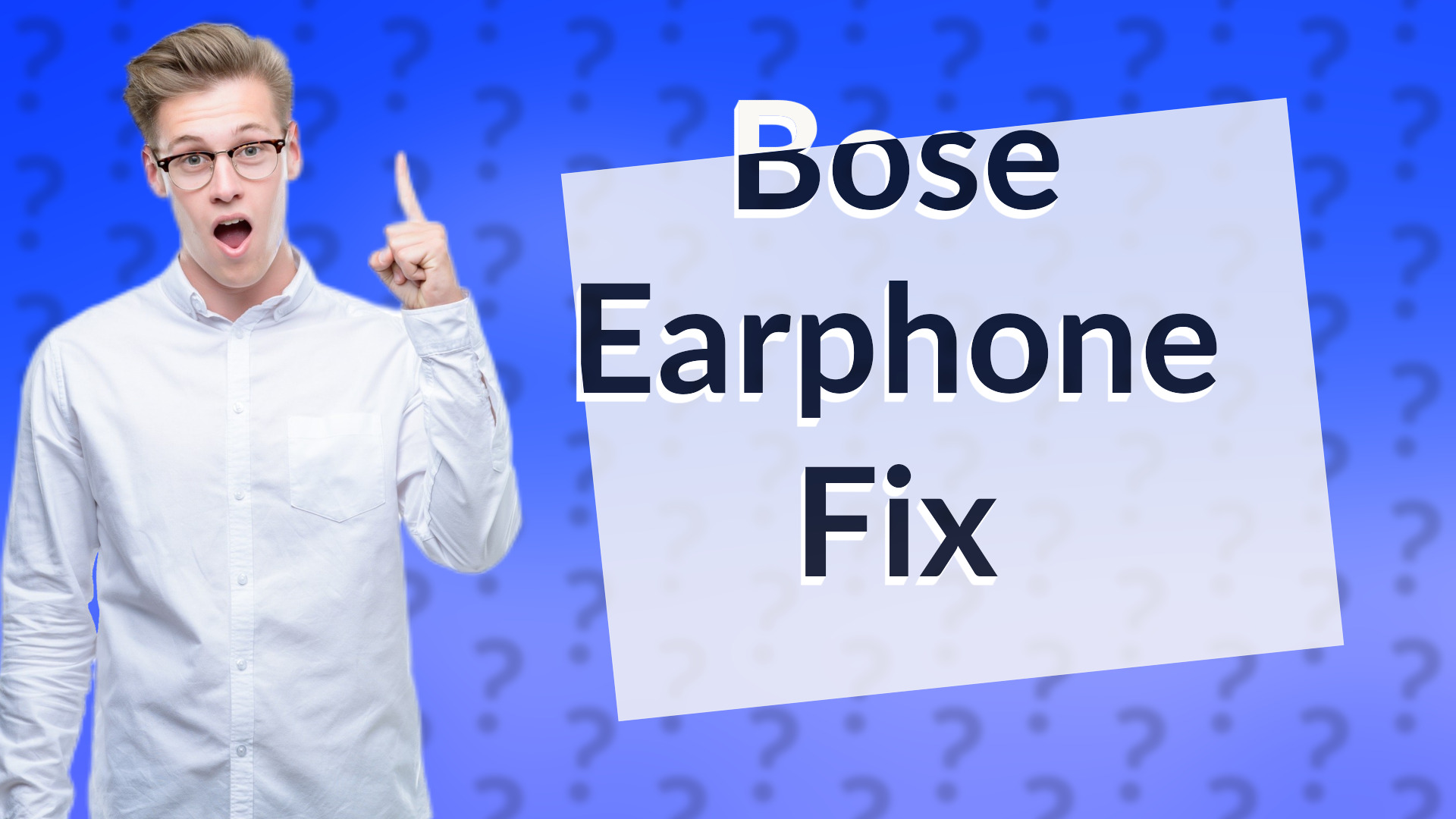 Bose Earphone Fix