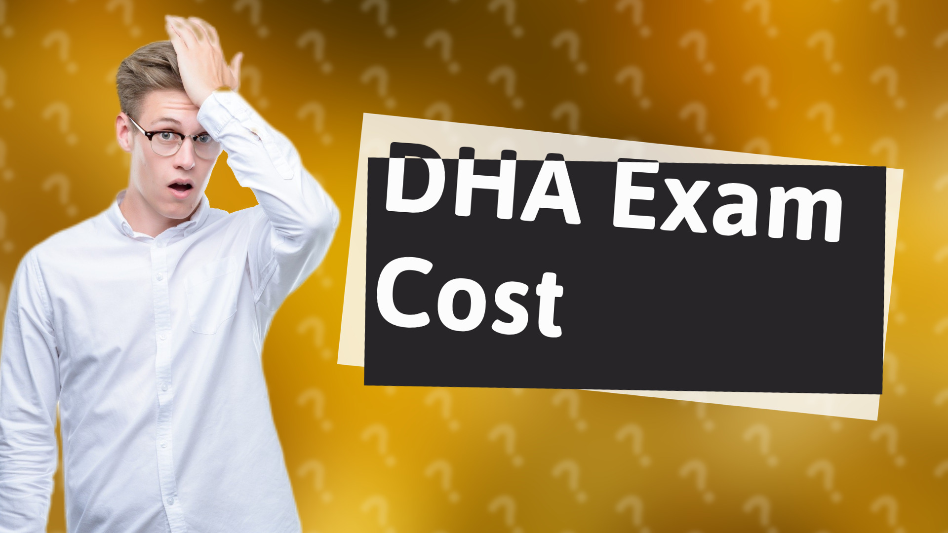 DHA Exam Cost