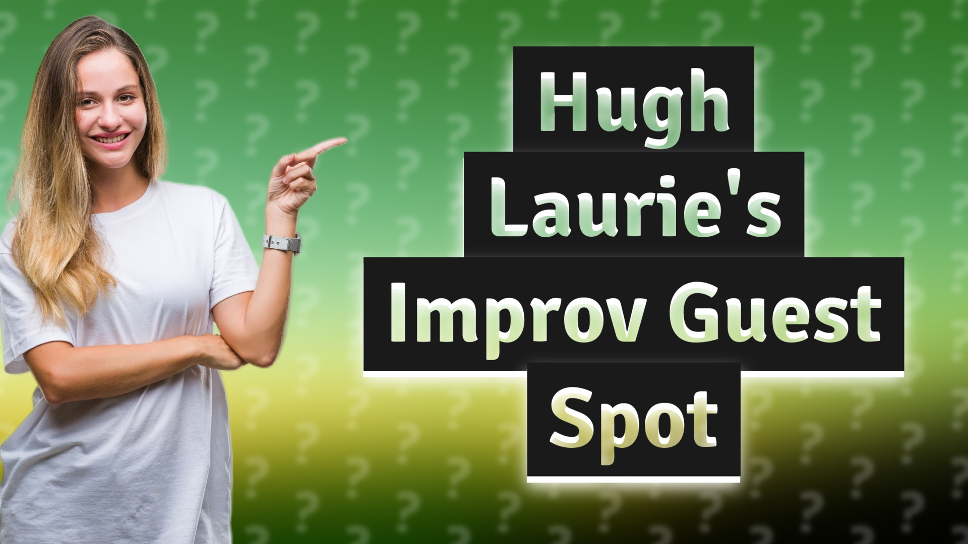Hugh Laurie's Improv Guest Spot