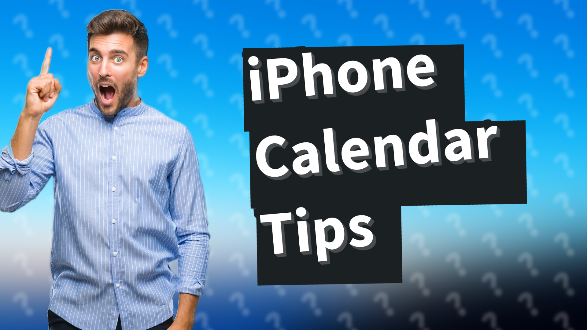 iPhone Calendar Tips