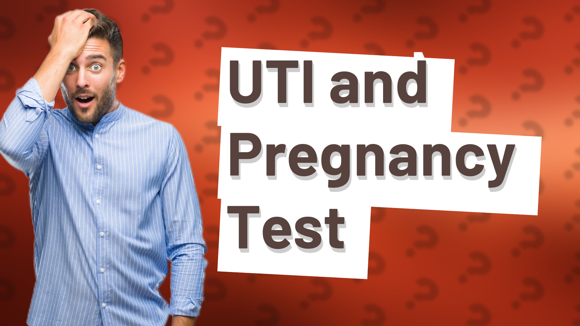 UTI and Pregnancy Test