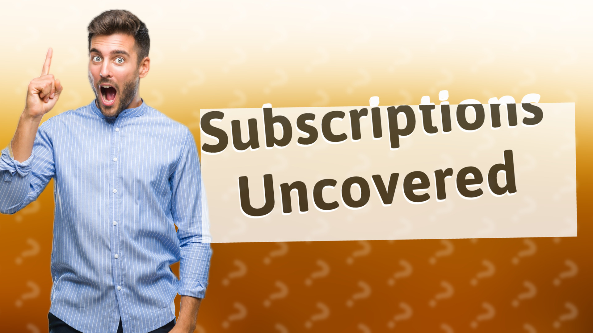 Subscriptions Uncovered