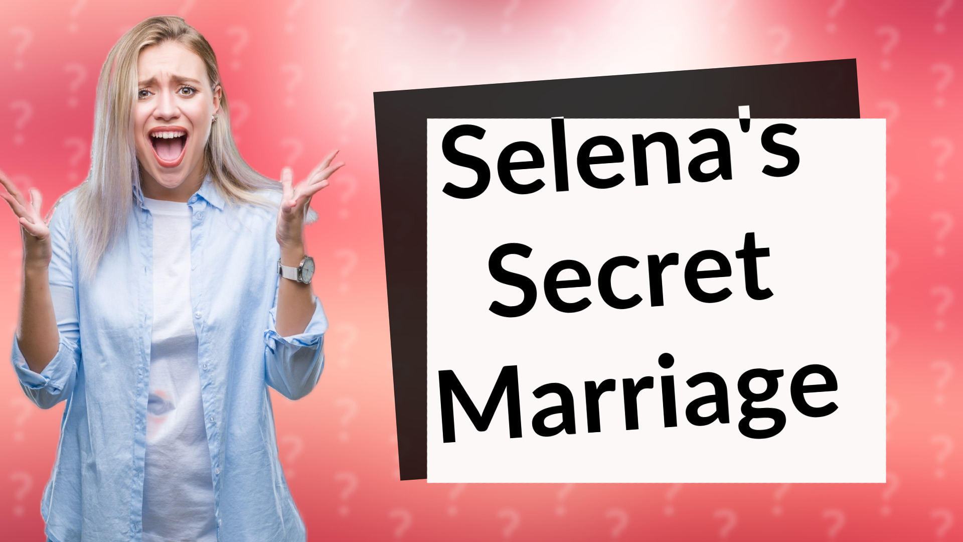 Selena's Secret Marriage