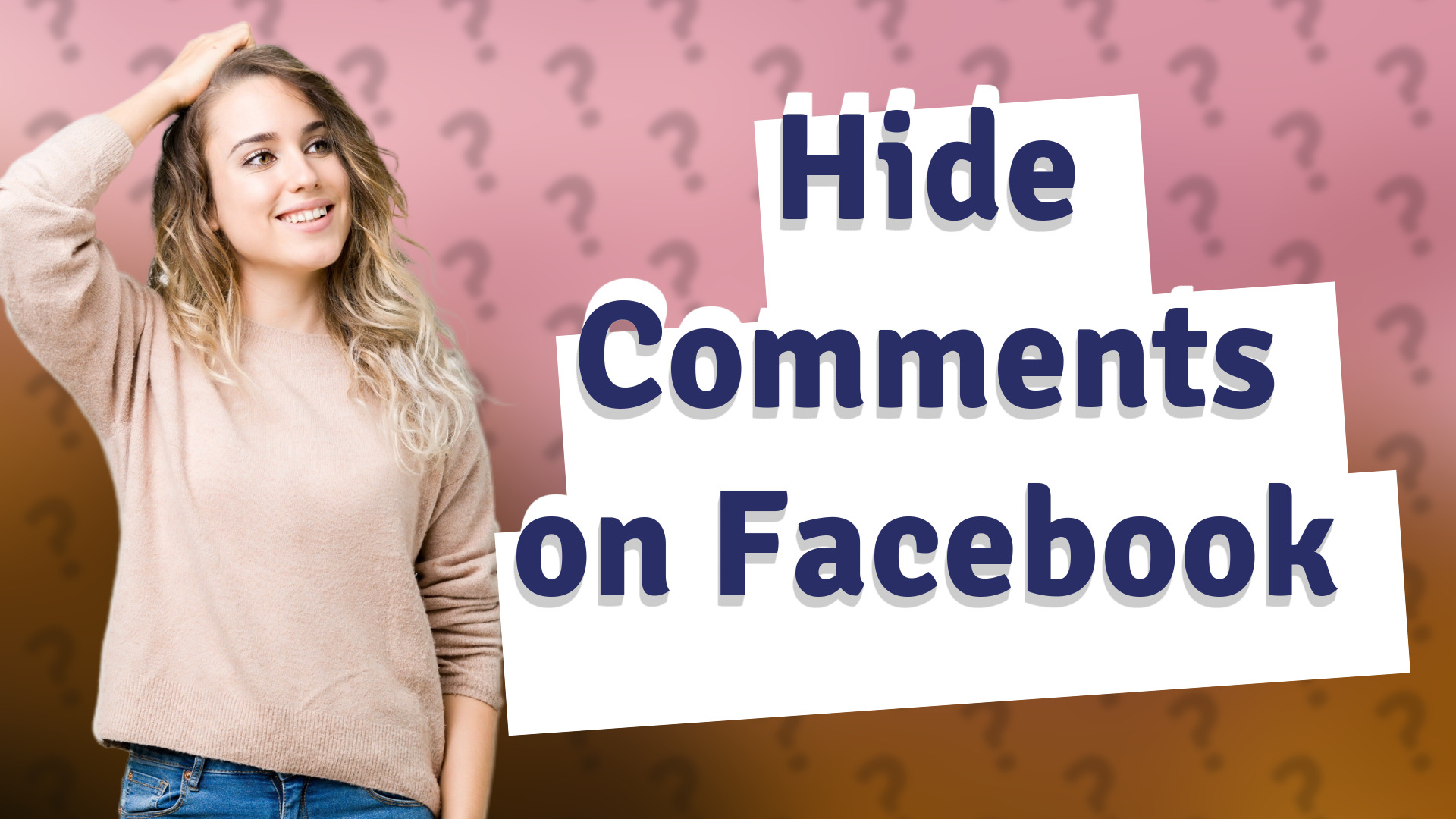 Hide Comments on Facebook