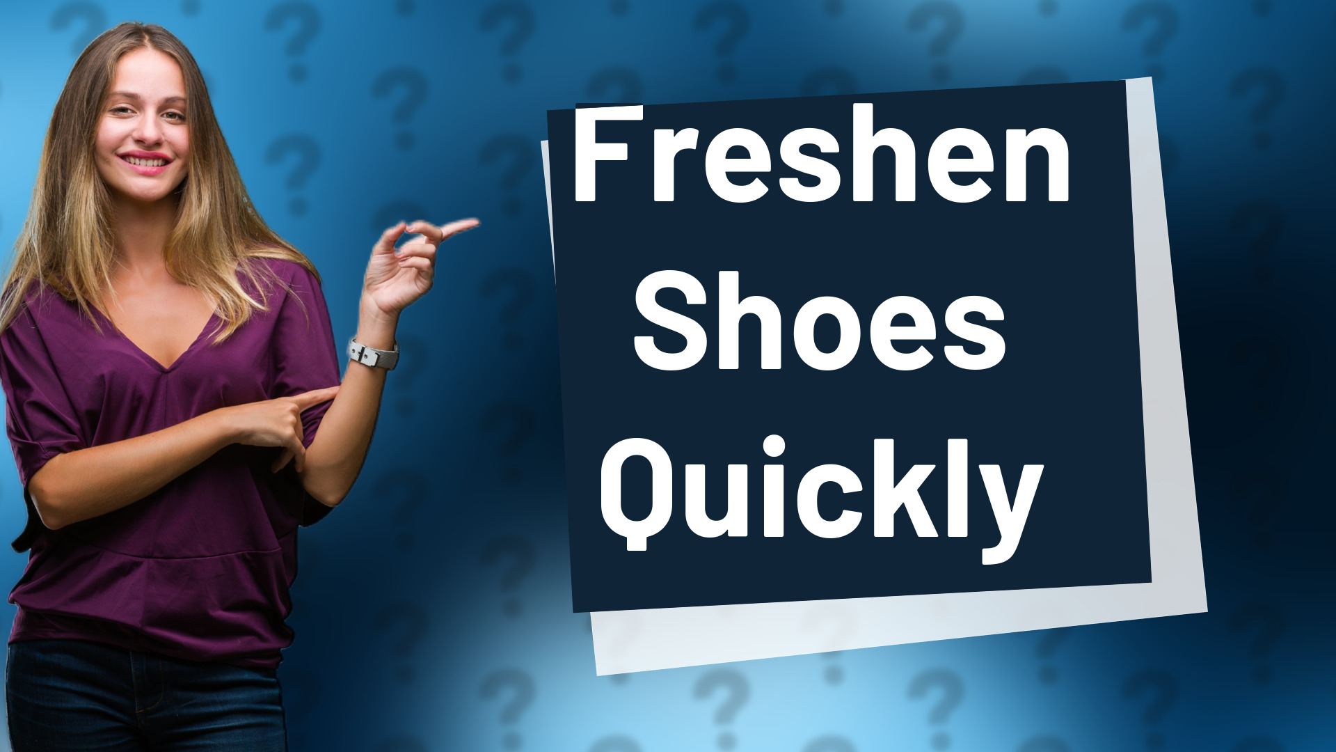 Freshen Shoes Quickly