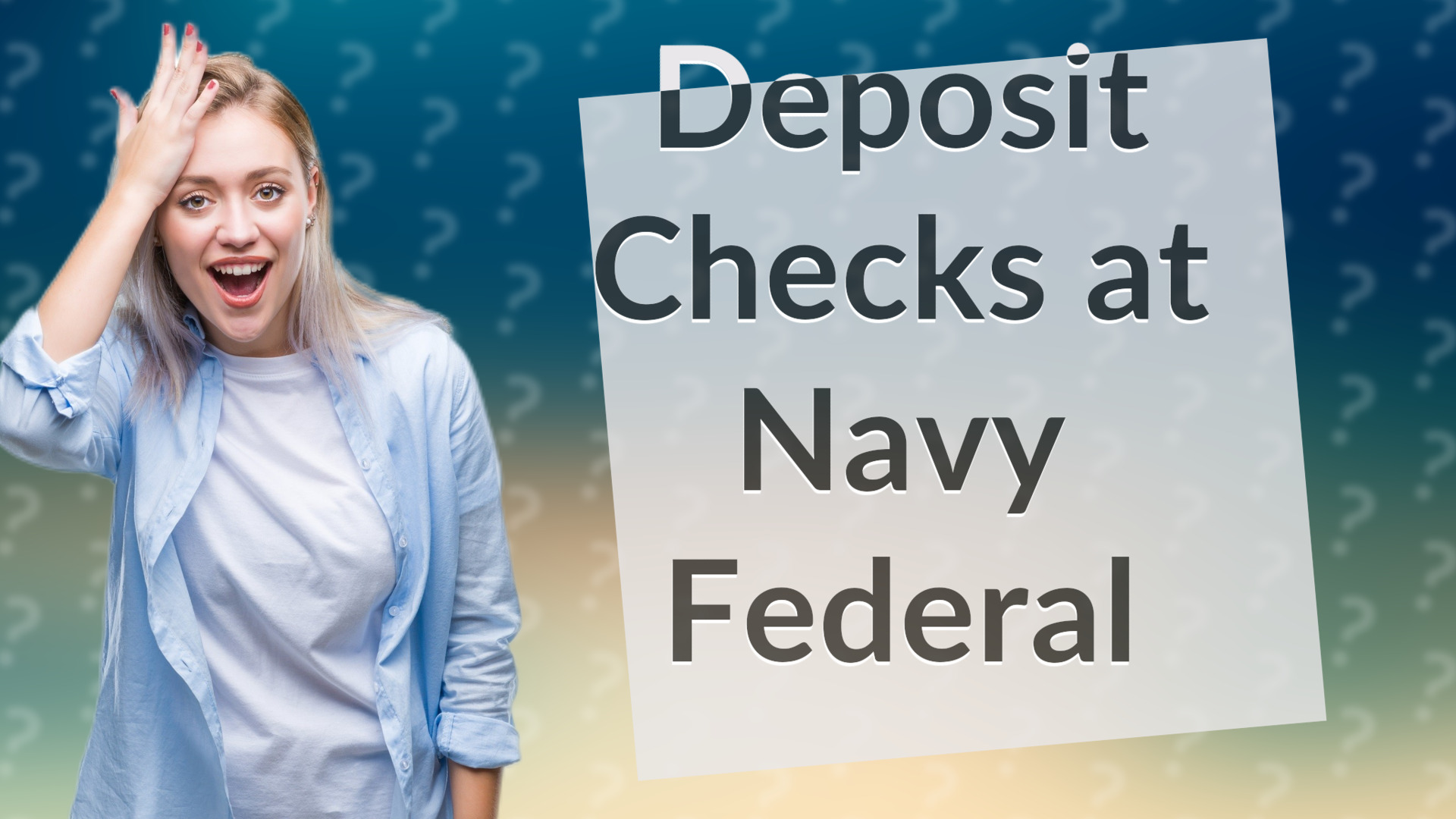 Deposit Checks at Navy Federal