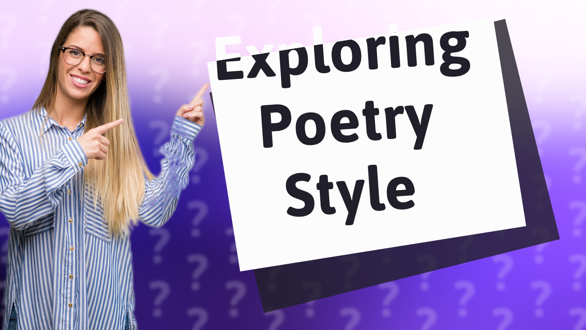 Exploring Poetry Style