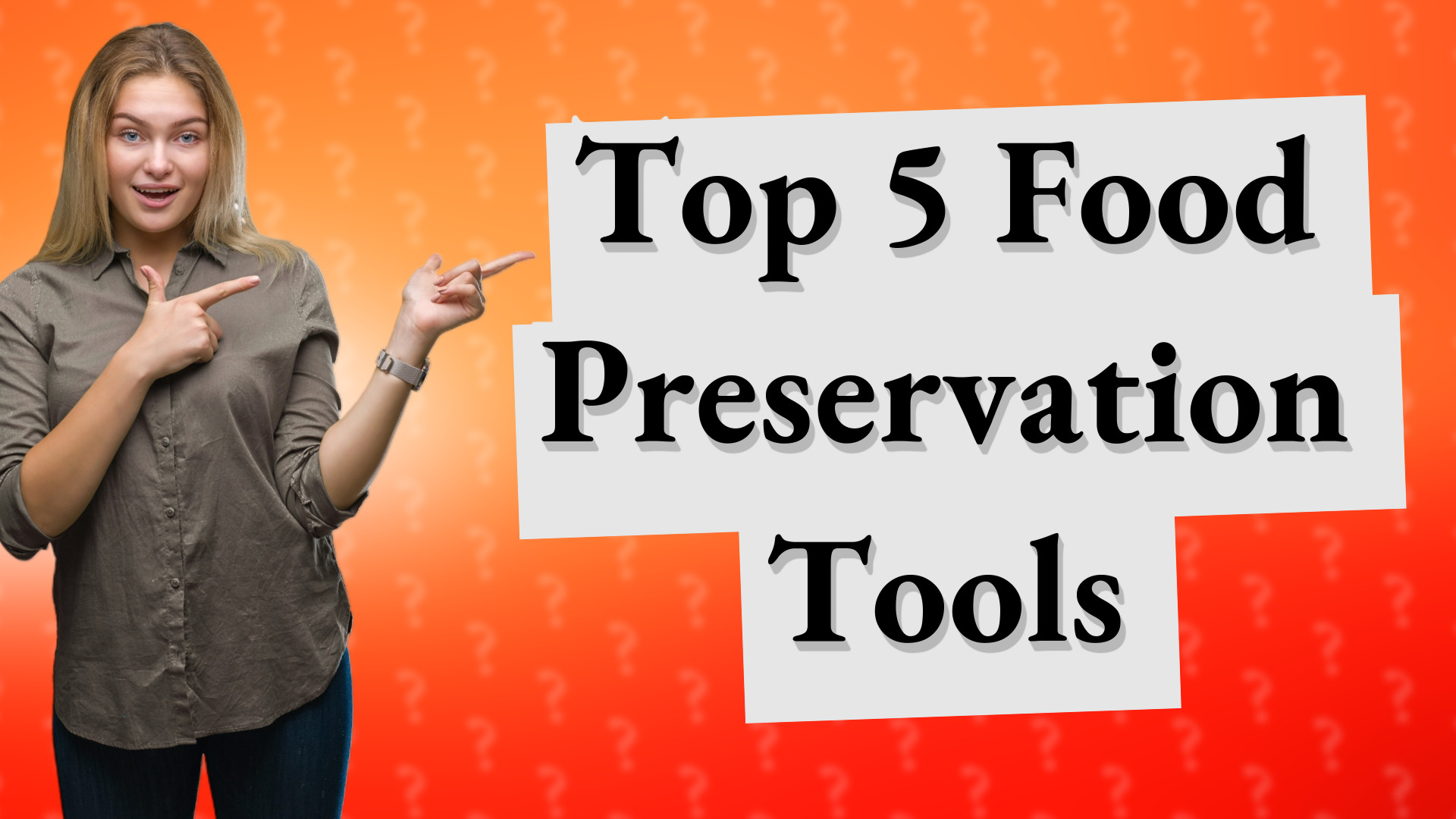 Top 5 Food Preservation Tools