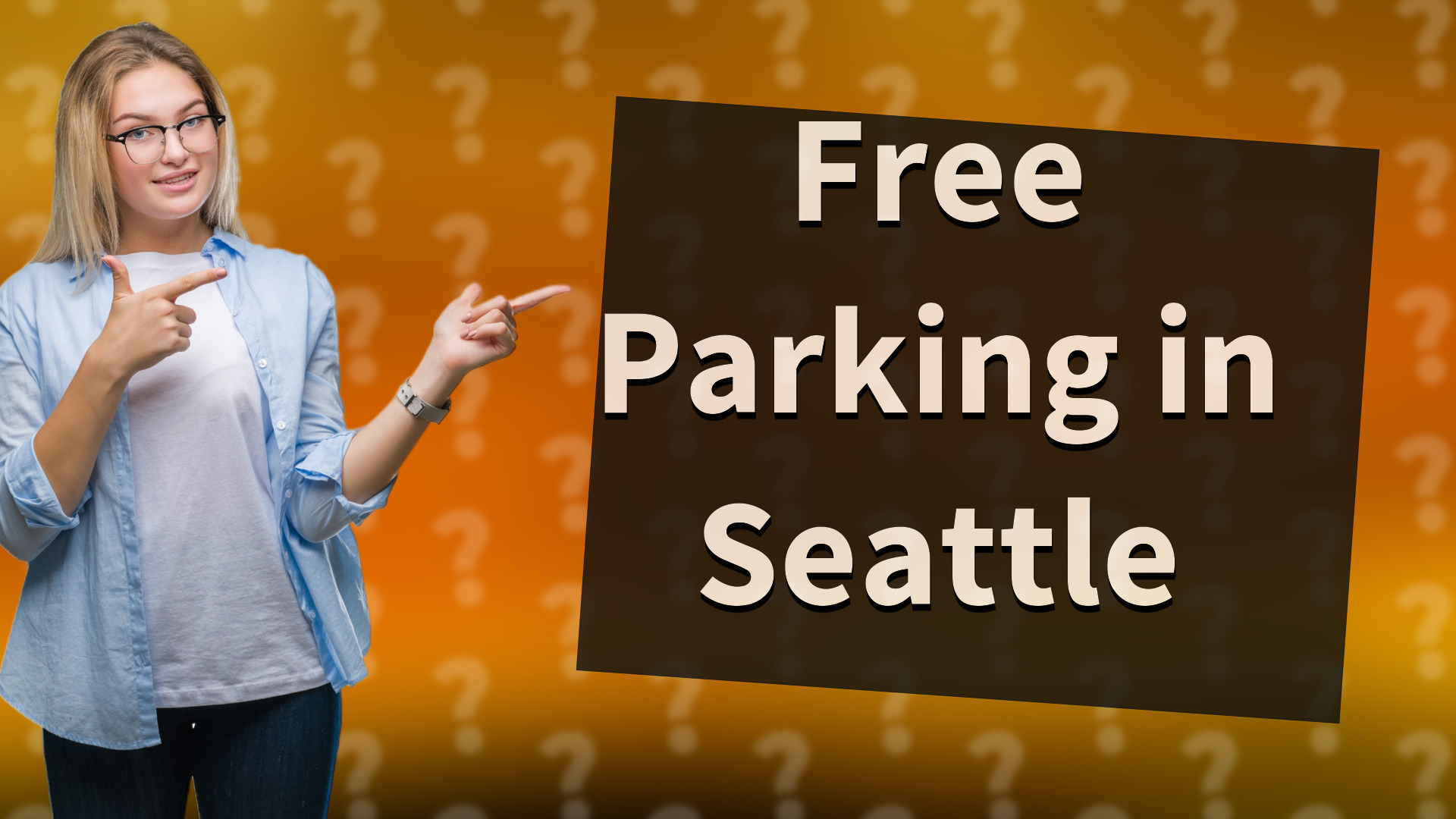 Free Parking in Seattle