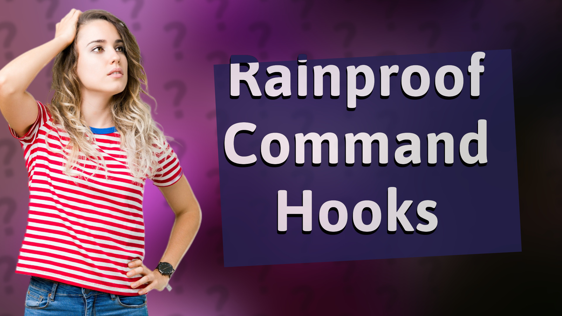 Rainproof Command Hooks