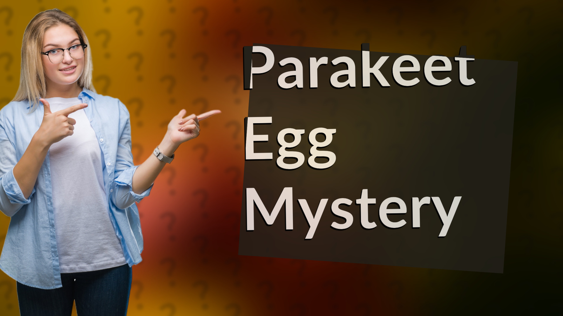 Parakeet Egg Mystery