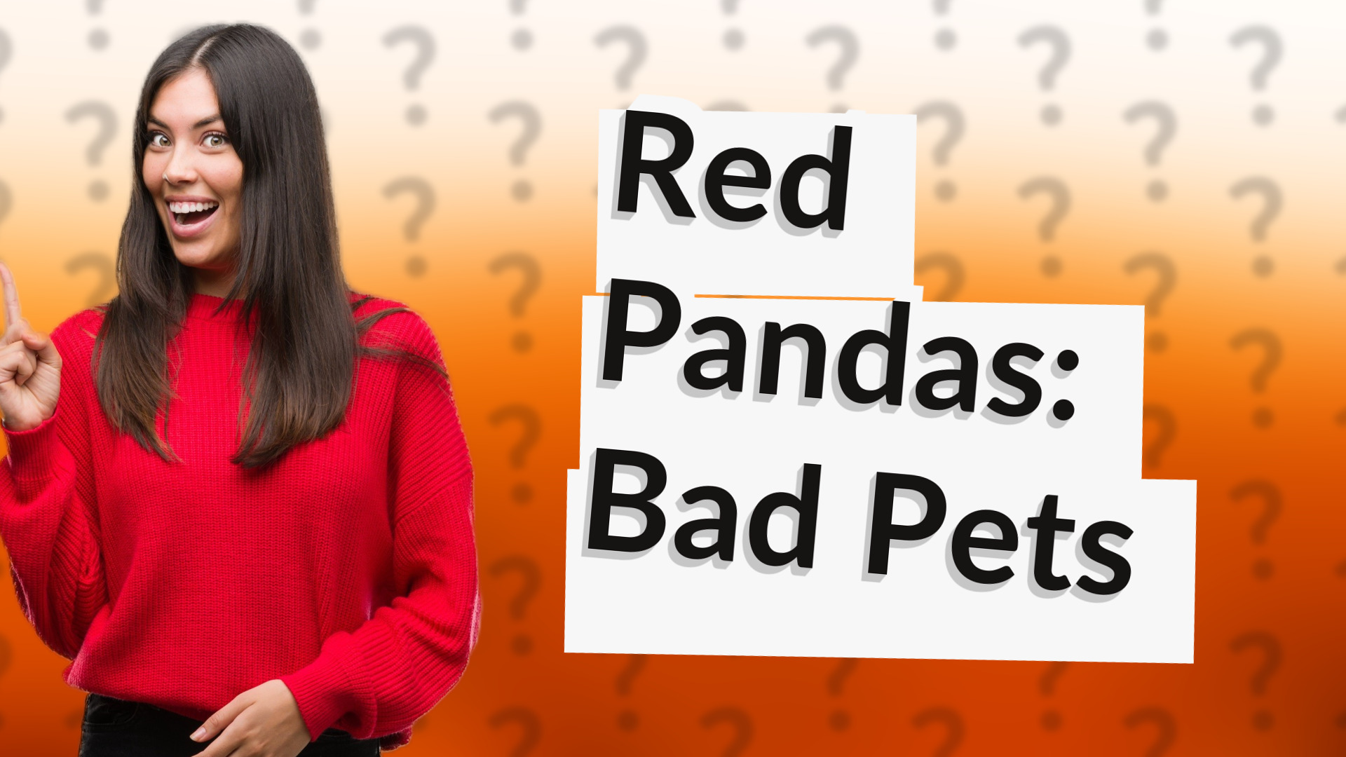 Red Pandas: Bad Pets