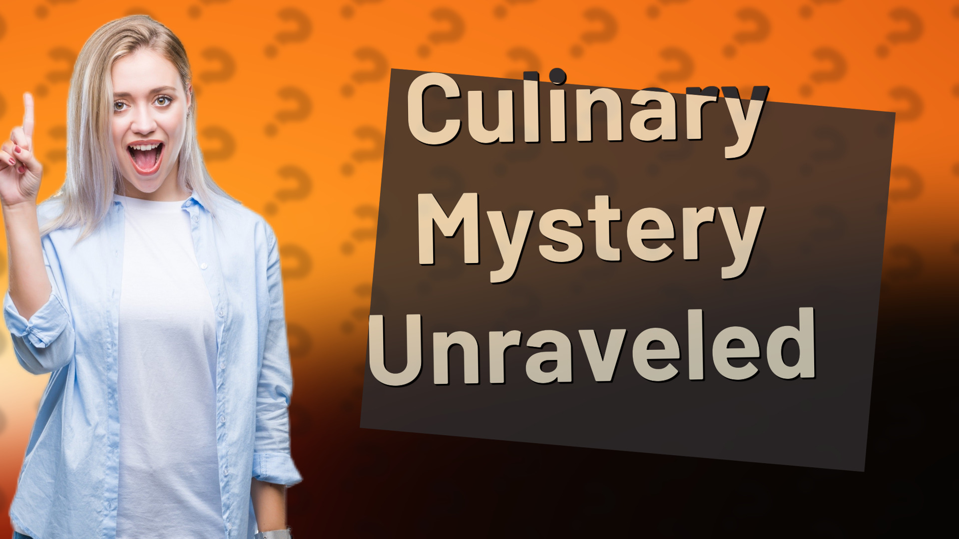 Culinary Mystery Unraveled