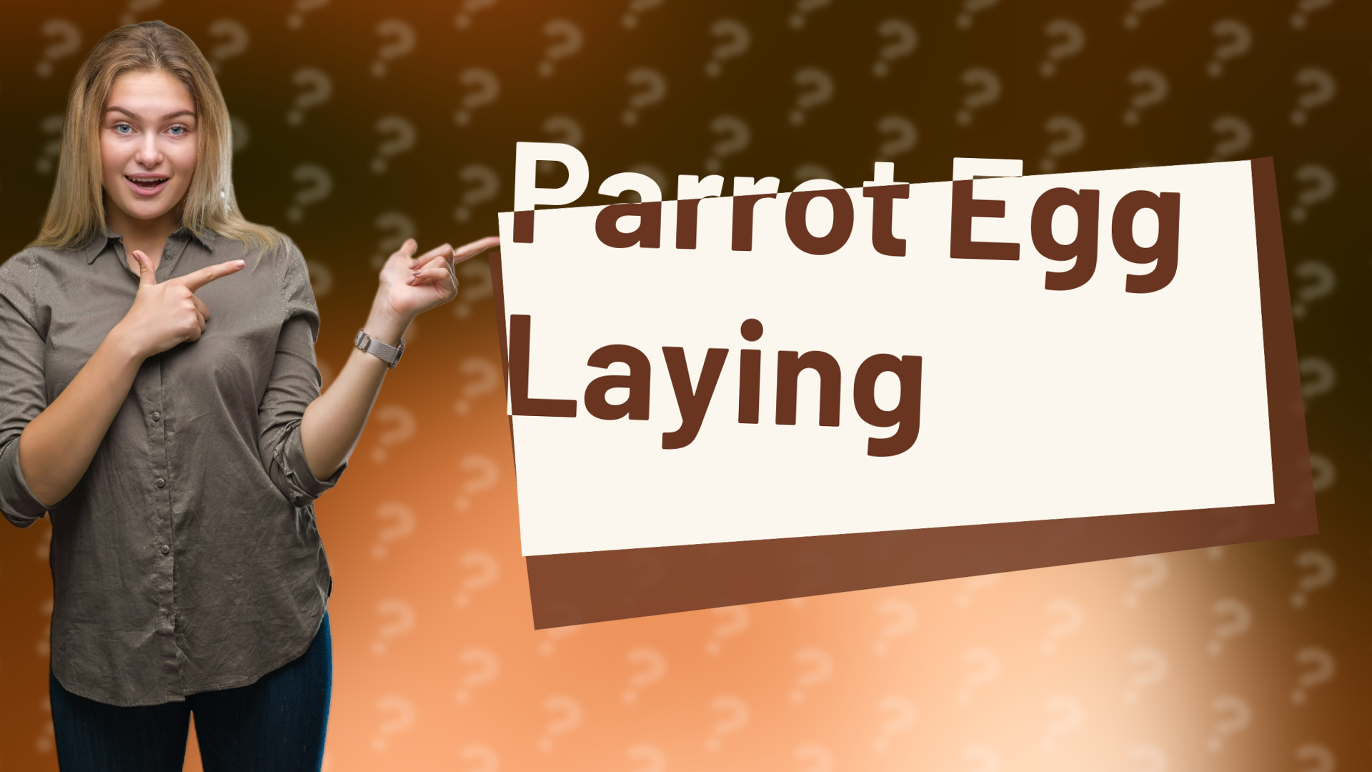 Parrot Egg Laying
