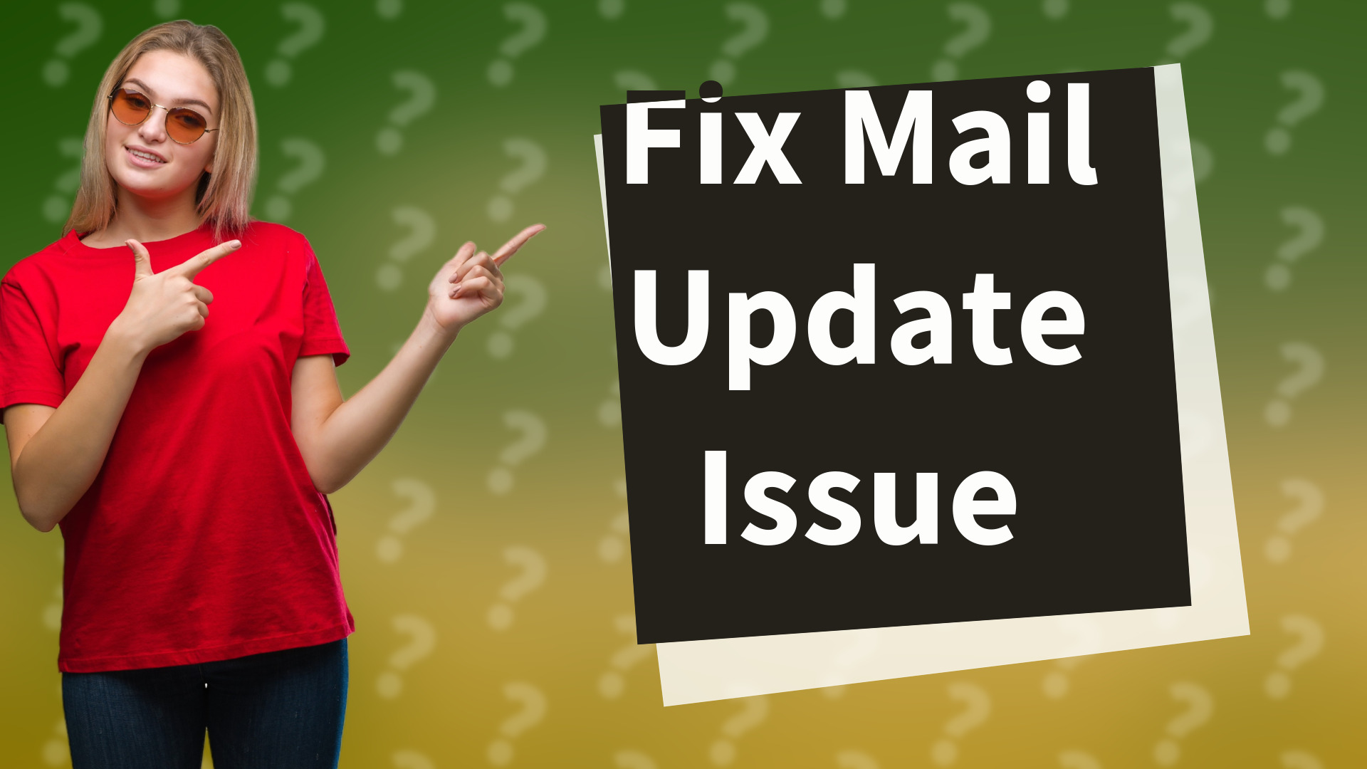 Fix Mail Update Issue