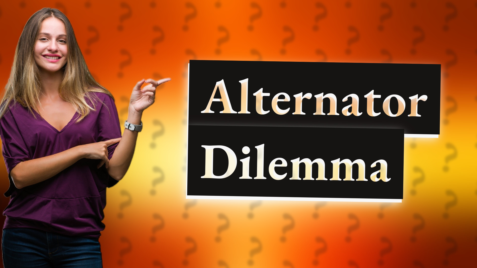 Alternator Dilemma
