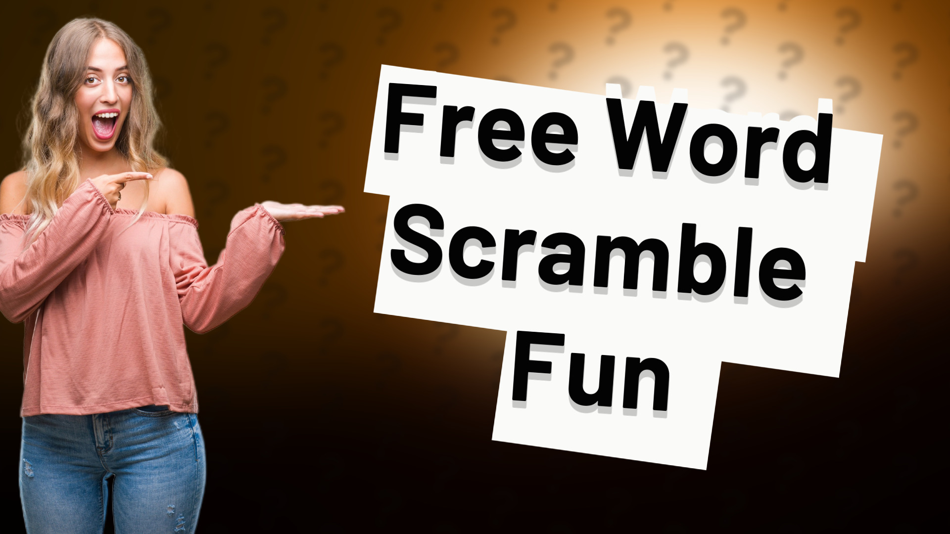Free Word Scramble Fun
