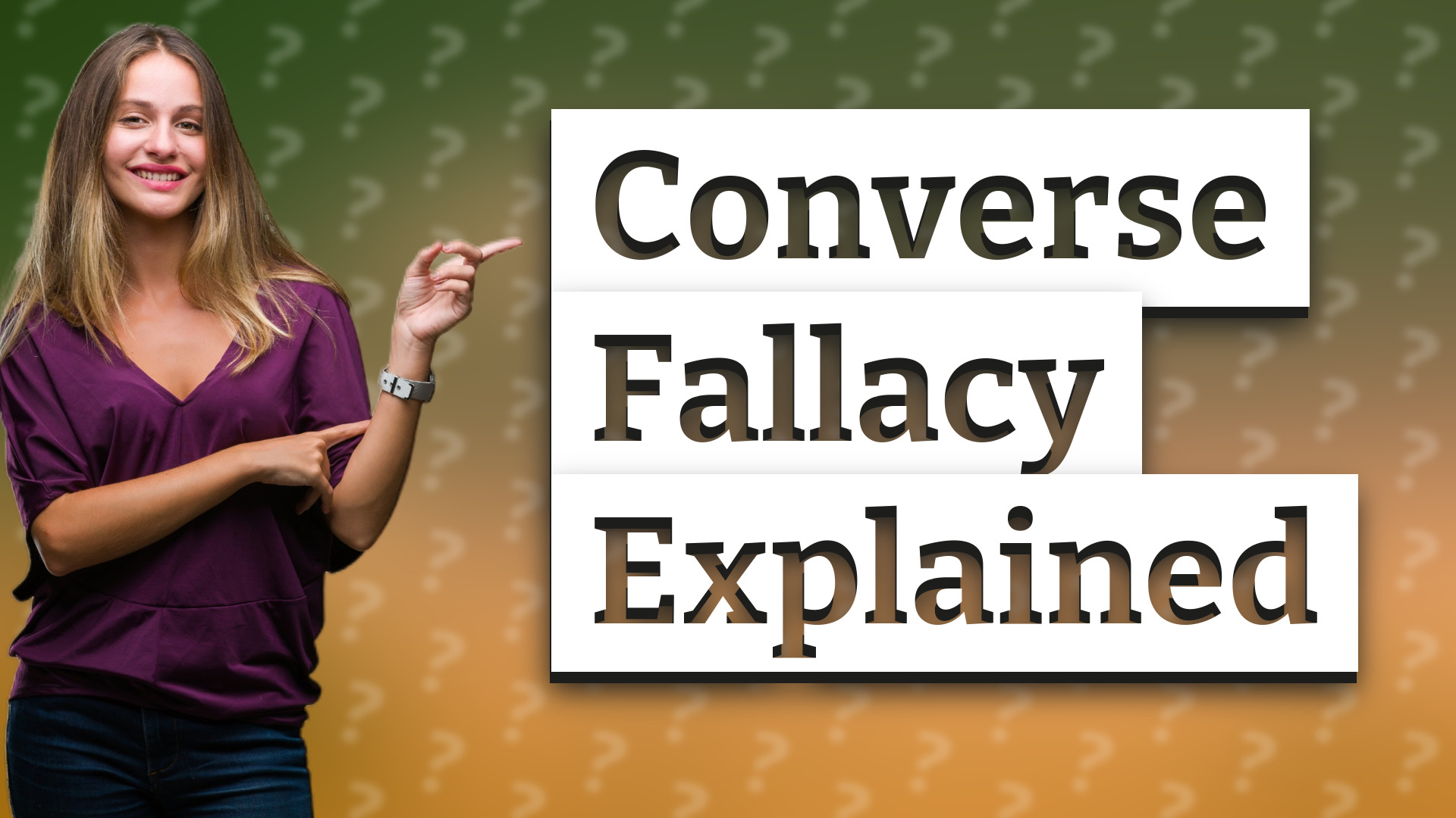 Converse Fallacy Explained
