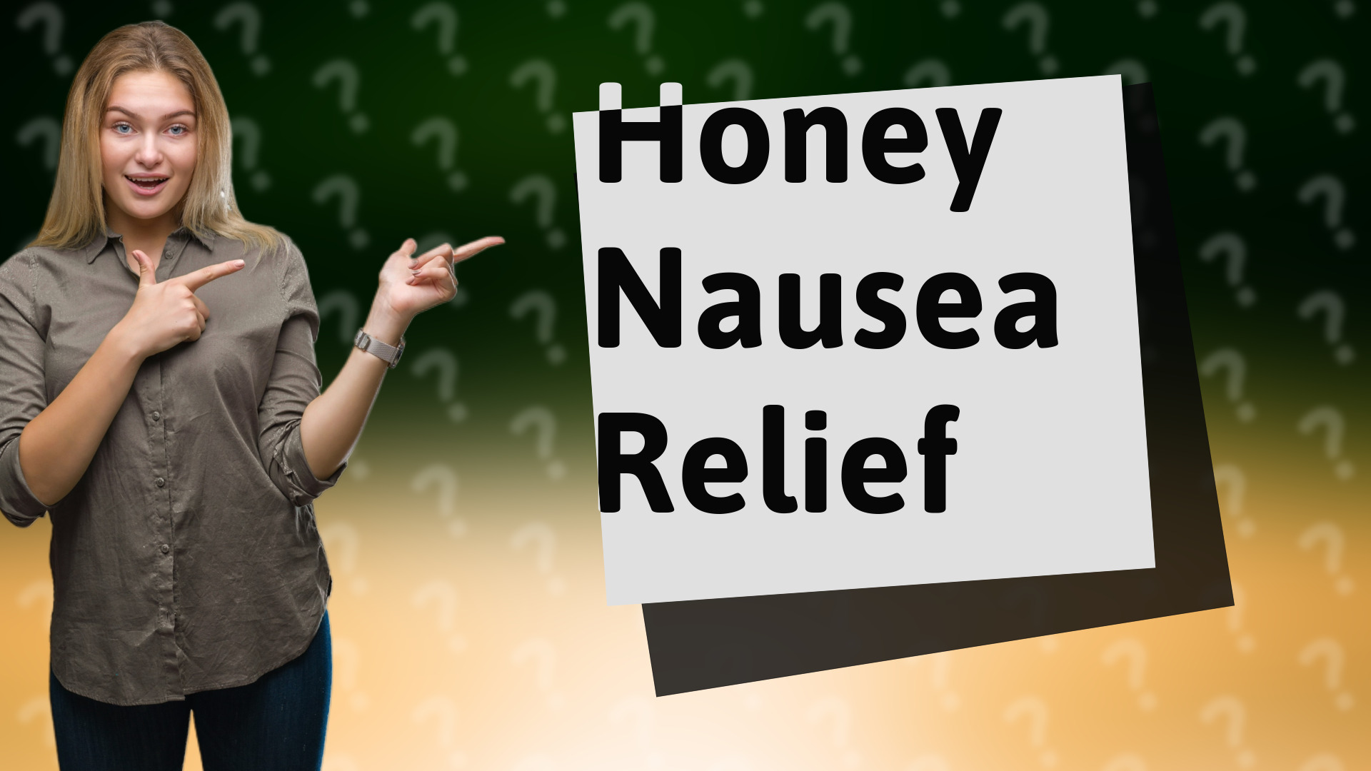 Honey Nausea Relief